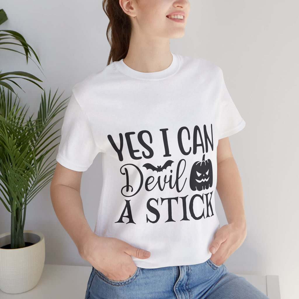 Yes I Can Devil A Stick Halloween T-Shirt