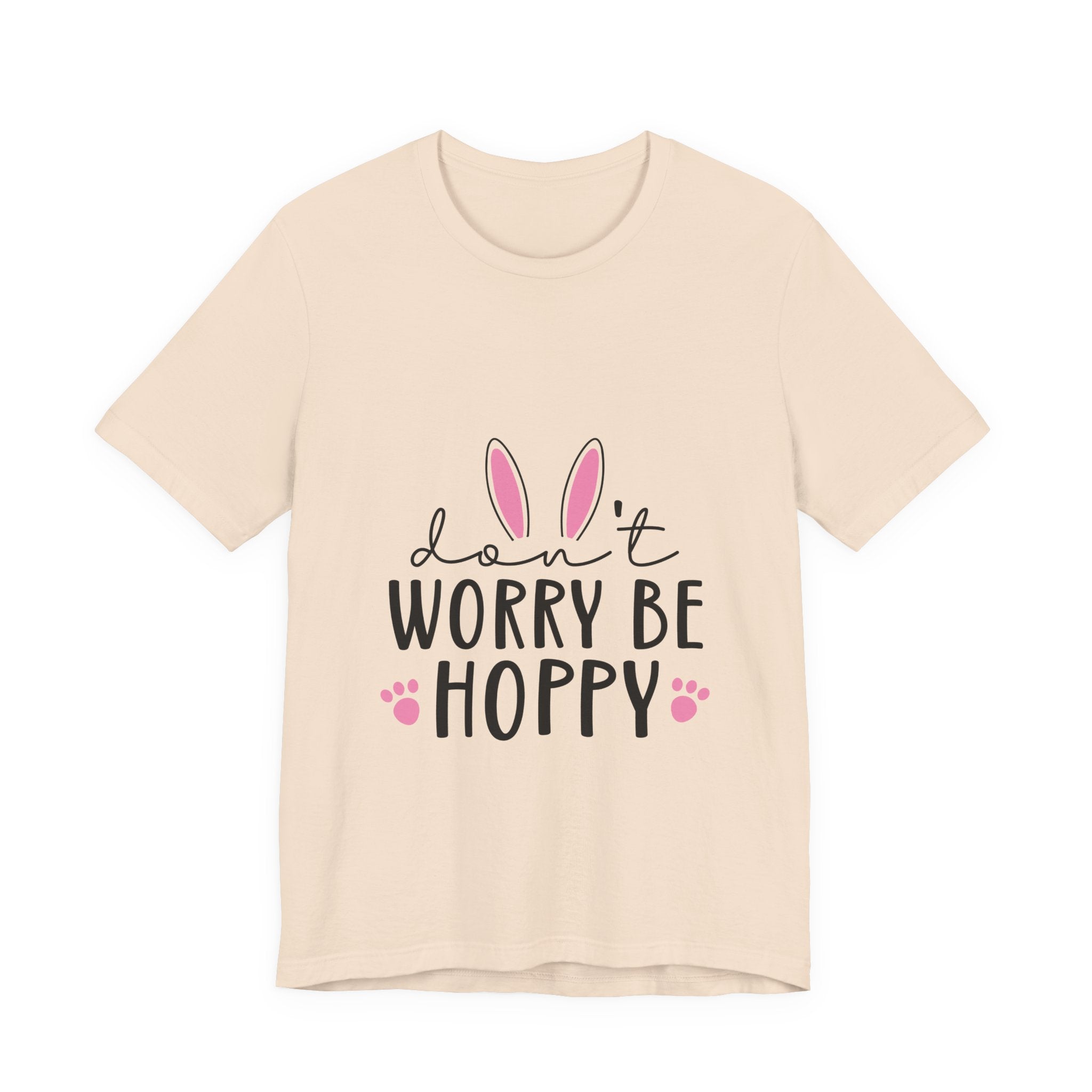 Don’t Worry Be Hoppy Bunny T-Shirt — Cute Easter Graphic Tee