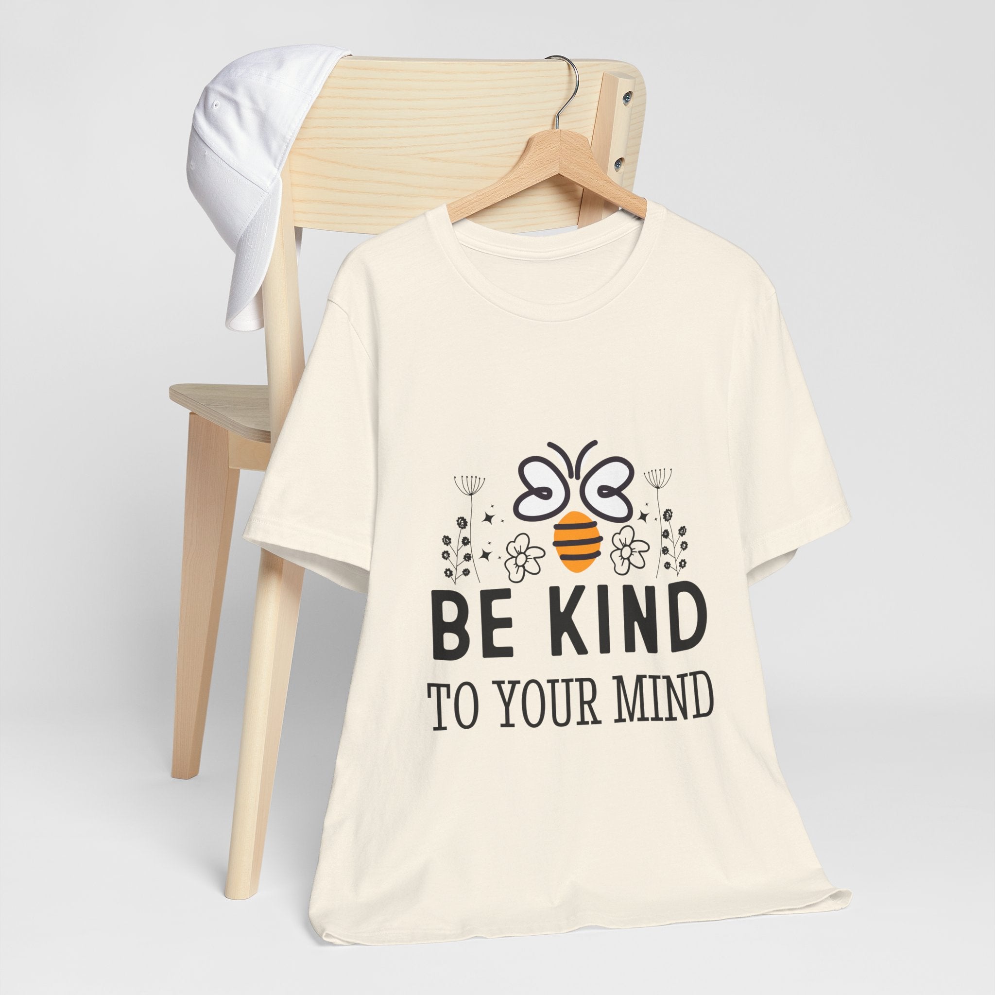 Be Kind To Your Mind Bee T-Shirt — Mental Health Awareness Graphic Tee