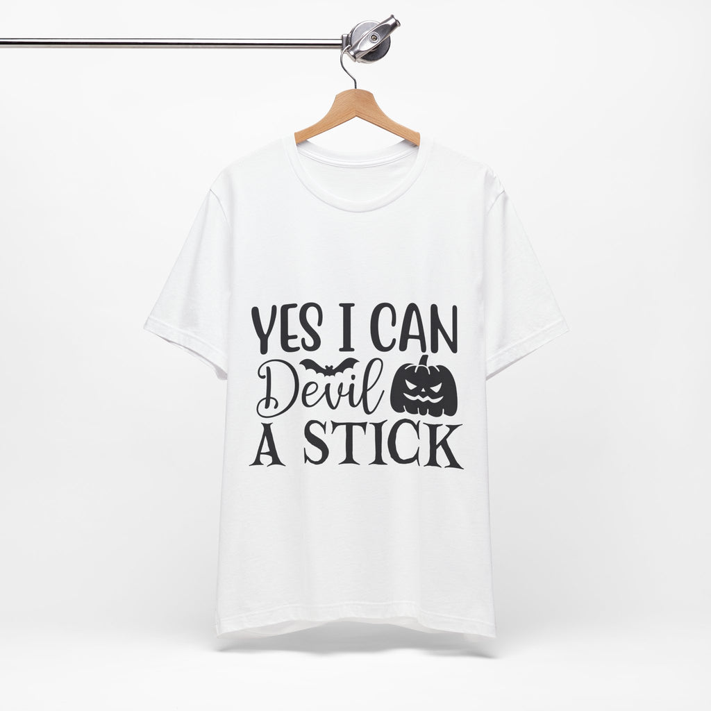 Yes I Can Devil A Stick Halloween T-Shirt