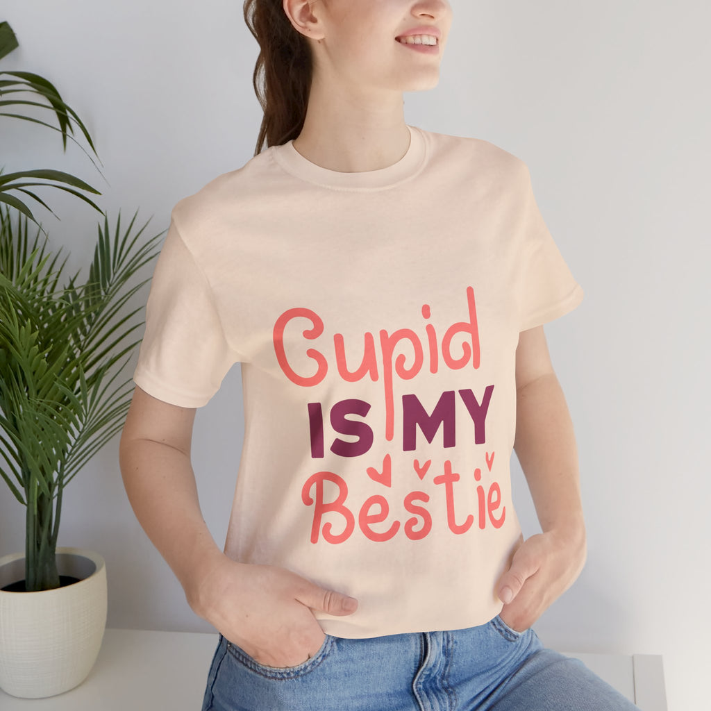 Cupid Is My Bestie Valentine Tee