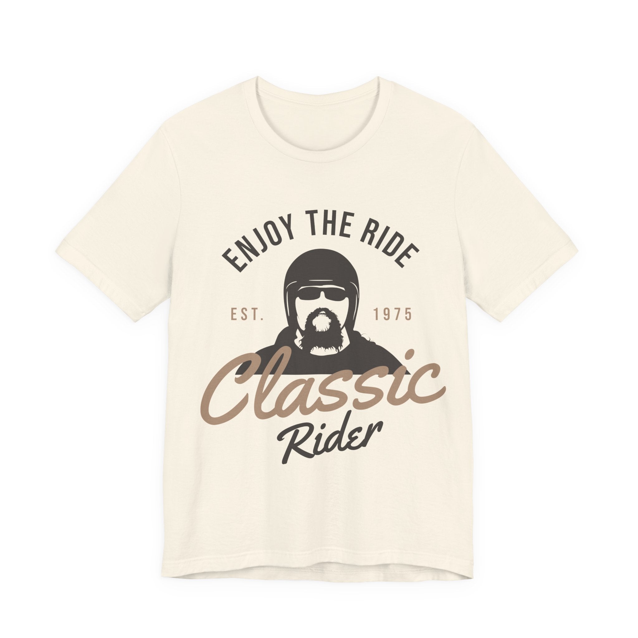 Classic Rider Tee — "Enjoy the Ride" Vintage Motorcycle Shirt