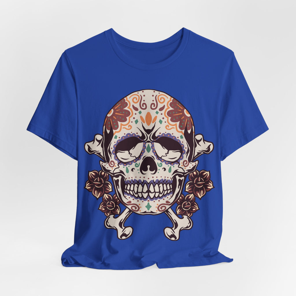 Sugar Skull Tee — Floral Day of the Dead Skull T-Shirt