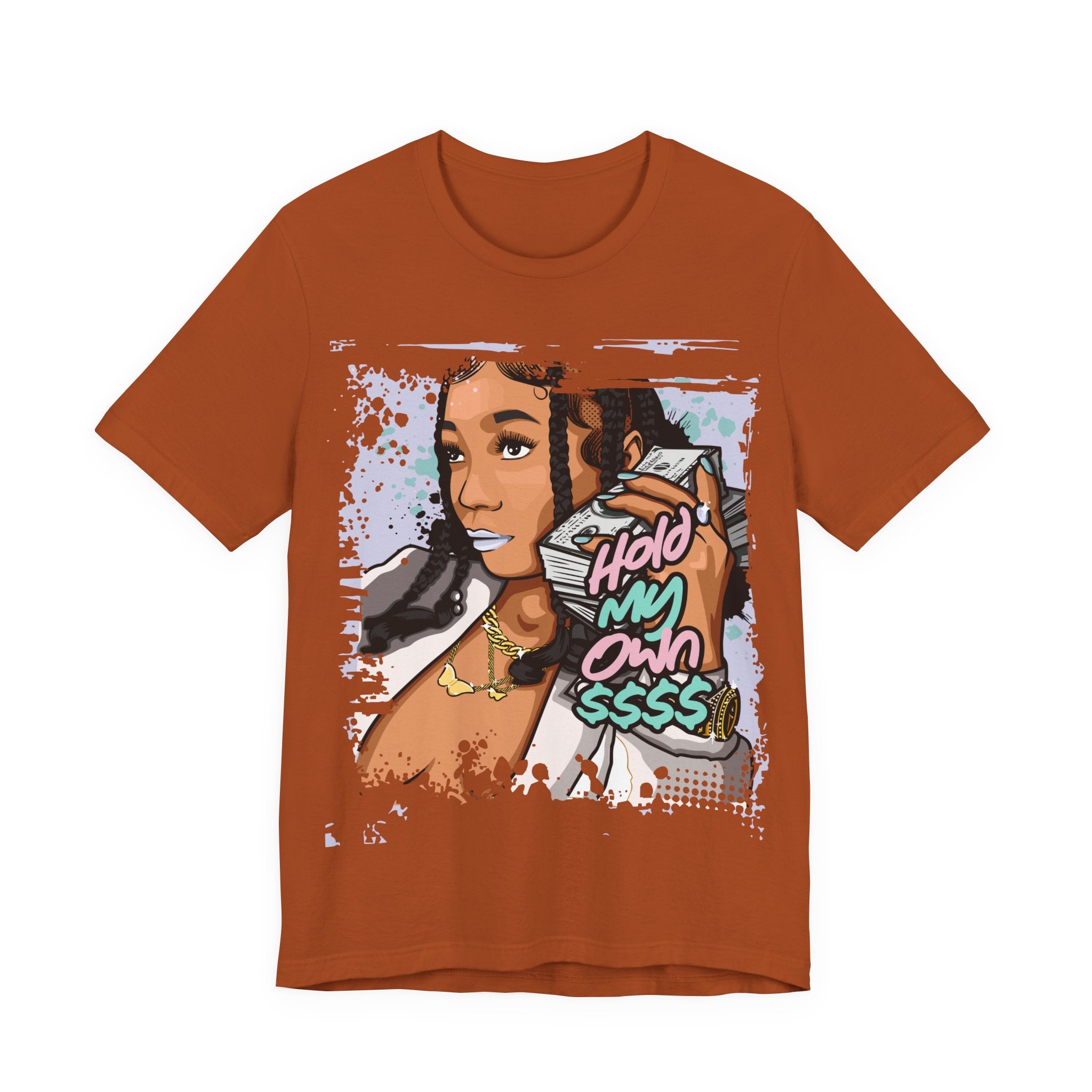 T‑Shirt — Comic Girl 'Hold My Own Sss' Graphic Tee