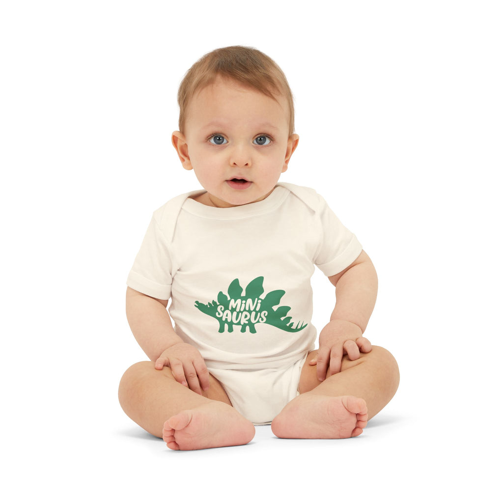 Mini Saurus Baby Onesie – Cute Dinosaur Infant Bodysuit
