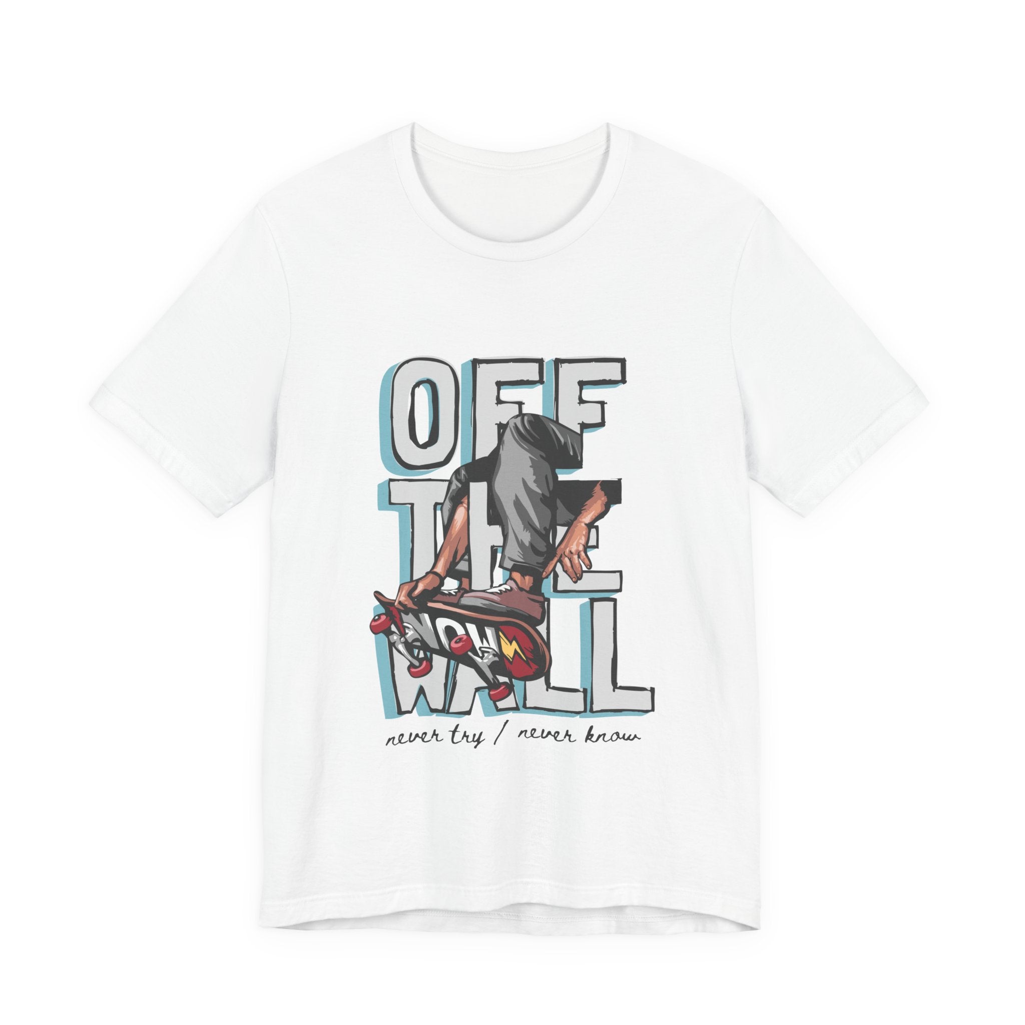 Off The Wall Skateboard T-Shirt — Retro Skate Graphic Tee