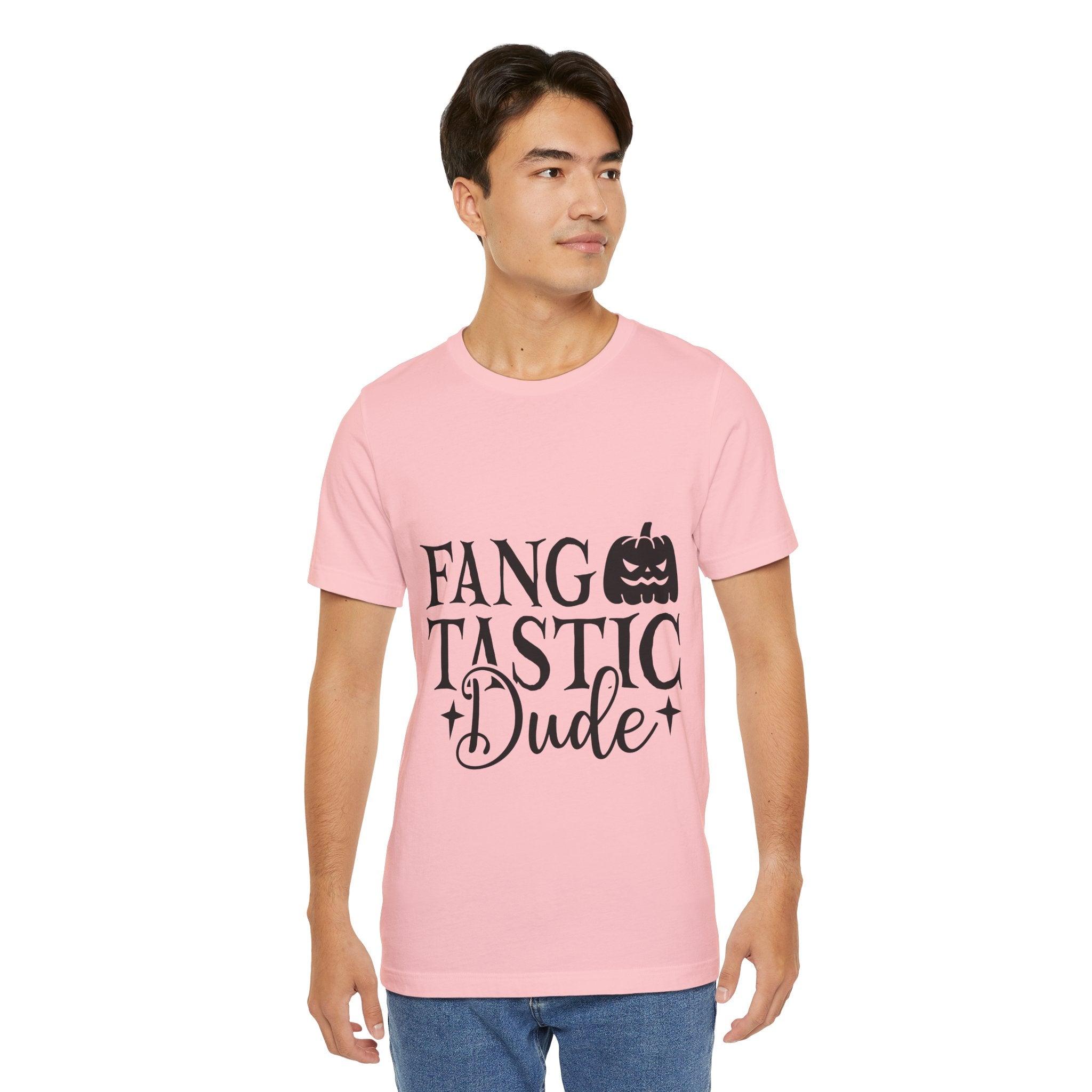 Fangtastic Dude Halloween Tee — Funny Pumpkin Vampire Graphic T-Shirt