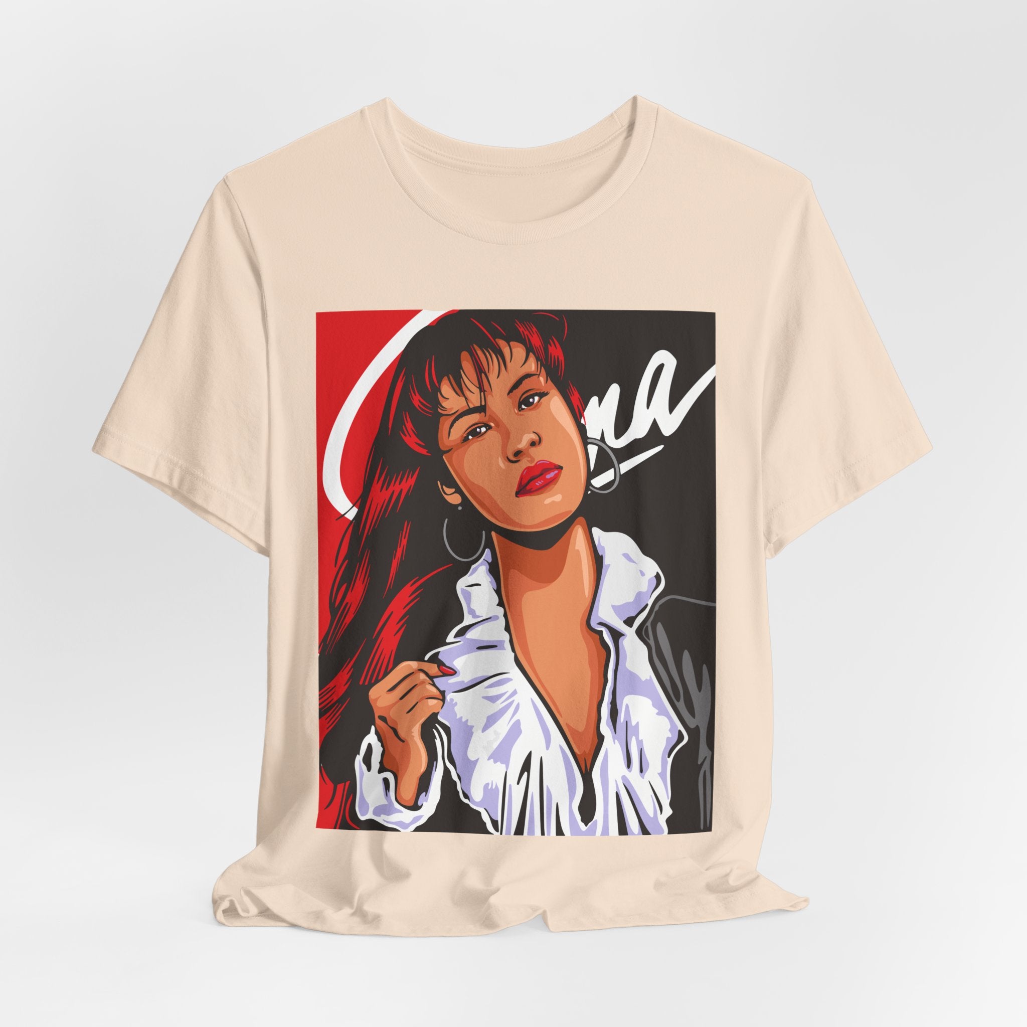 Selena Pop Art Portrait T-Shirt — Retro Music Icon Tee