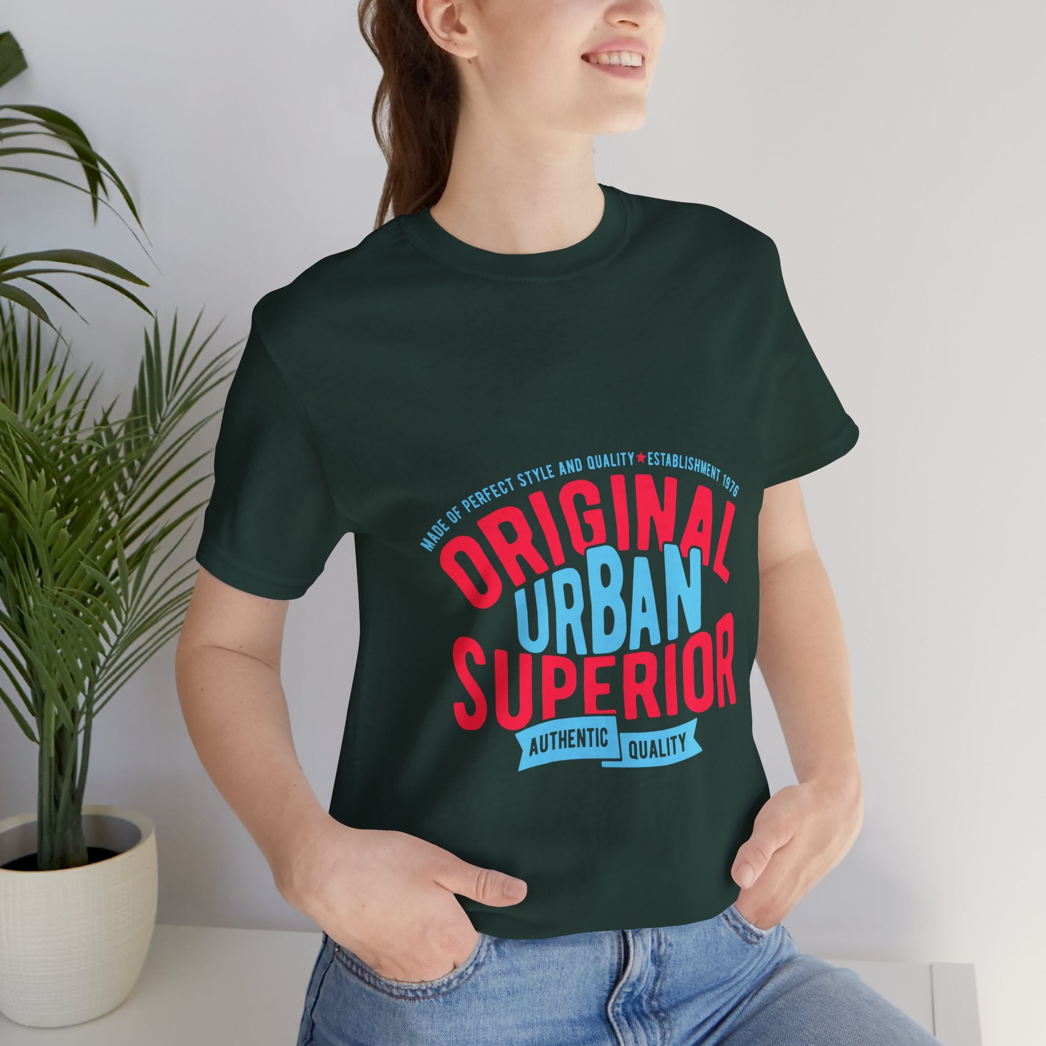 Original Urban Superior Graphic Tee — Authentic Quality Retro Streetwear