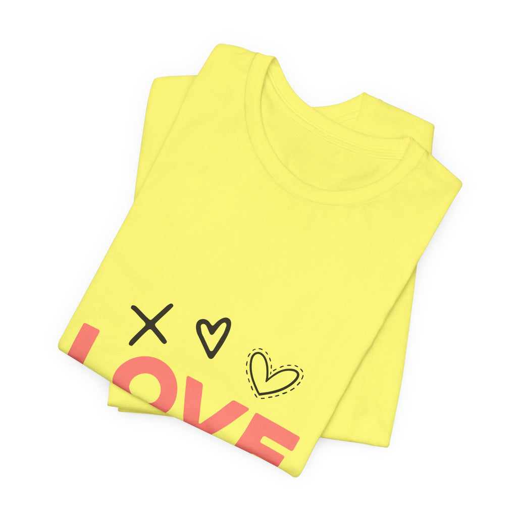 Love Never Fails T-Shirt – Inspirational Heart Graphic Tee