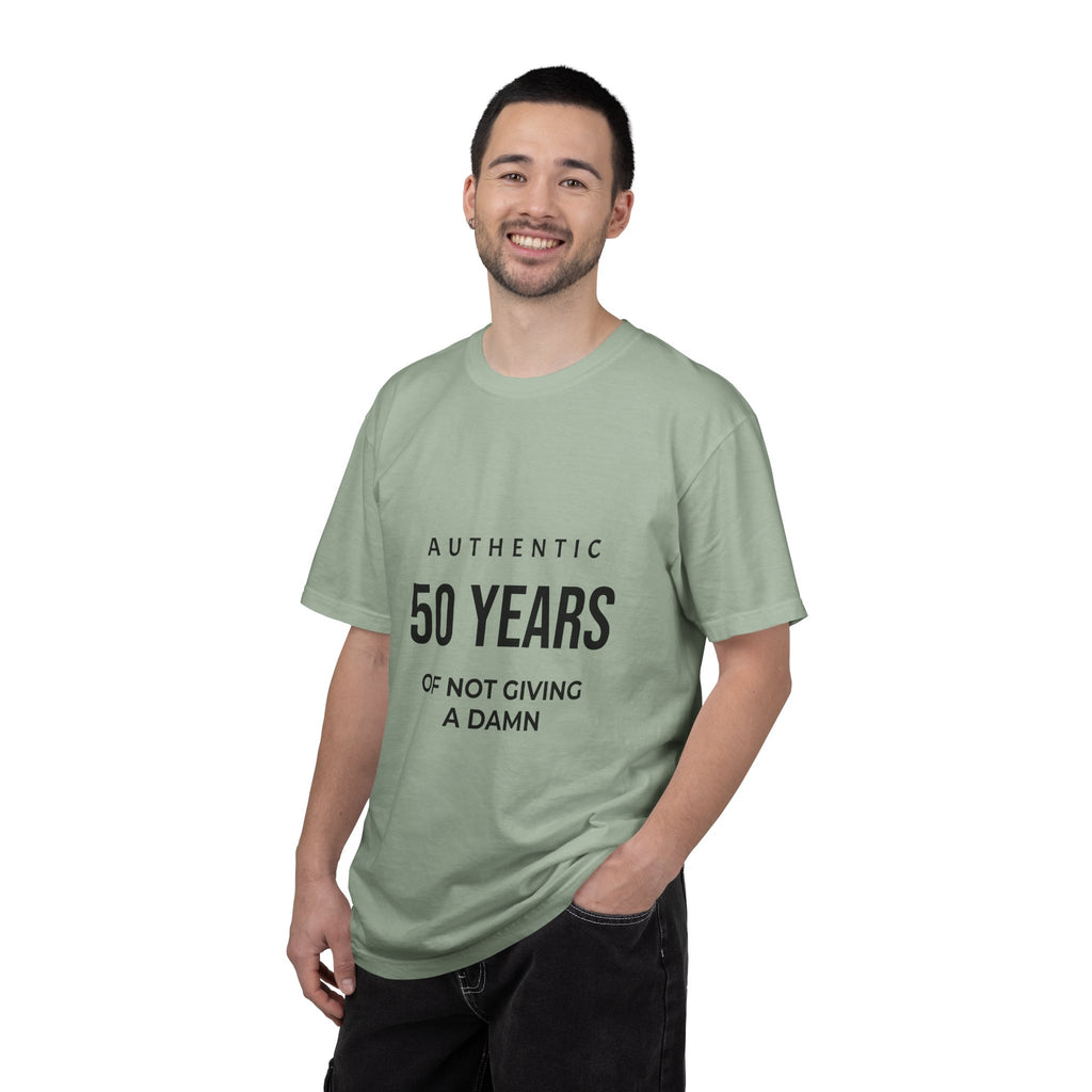 50 Years of Not Giving a Damn T-Shirt — Funny 50th Birthday Tee