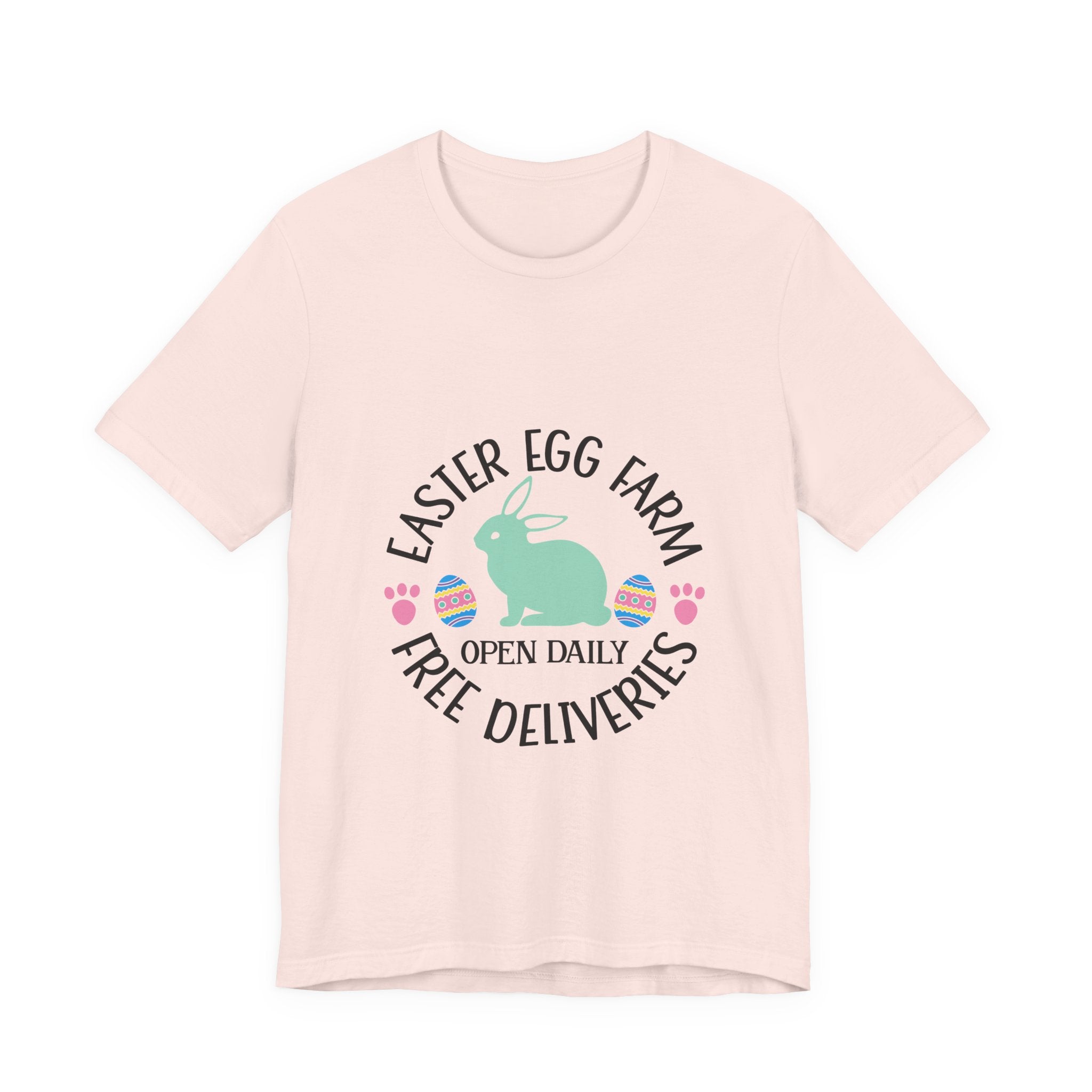 Easter Egg Farm T-Shirt – "Free Deliveries" Bunny Tee