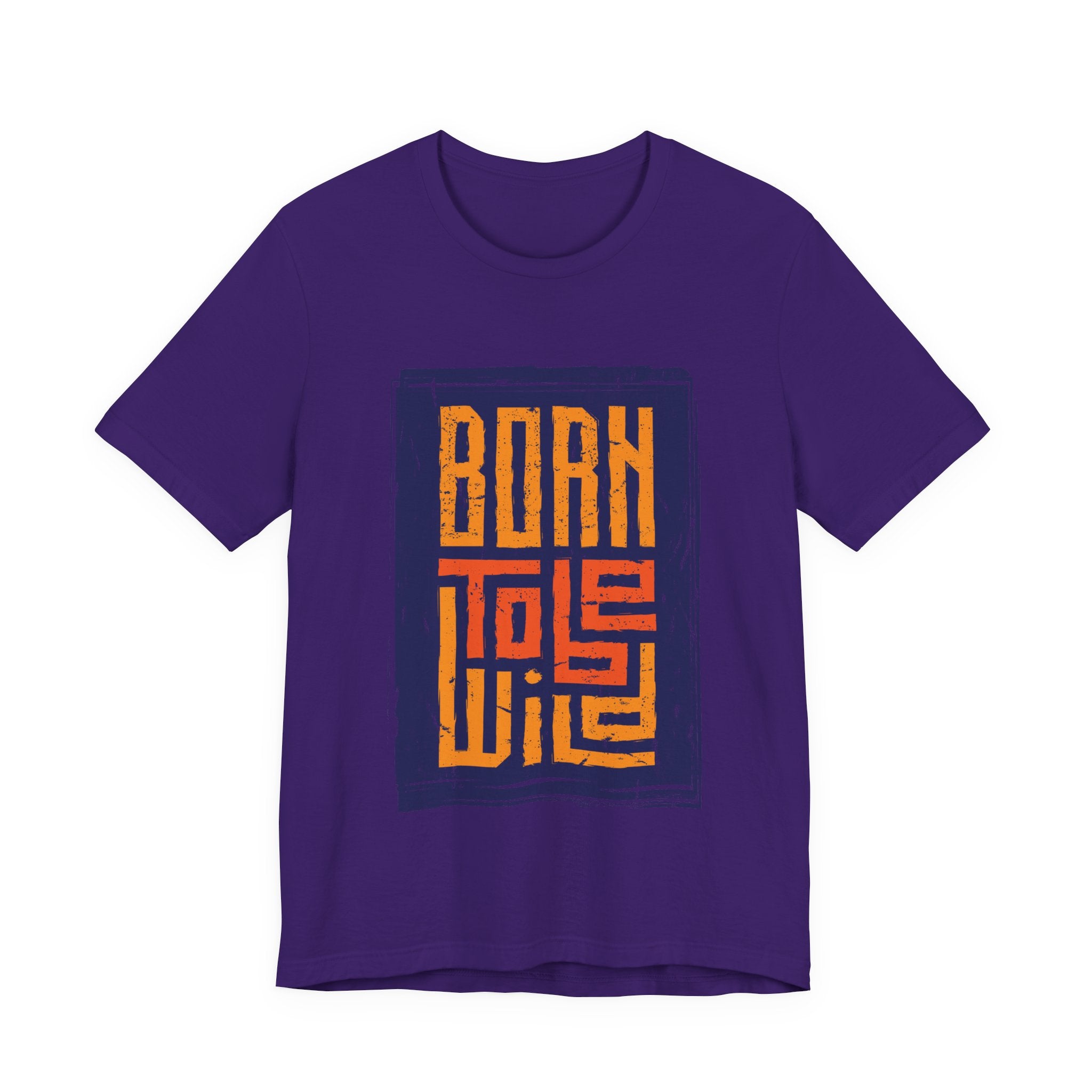 Born to Live T-Shirt — Vintage Block Typography Graphic Tee