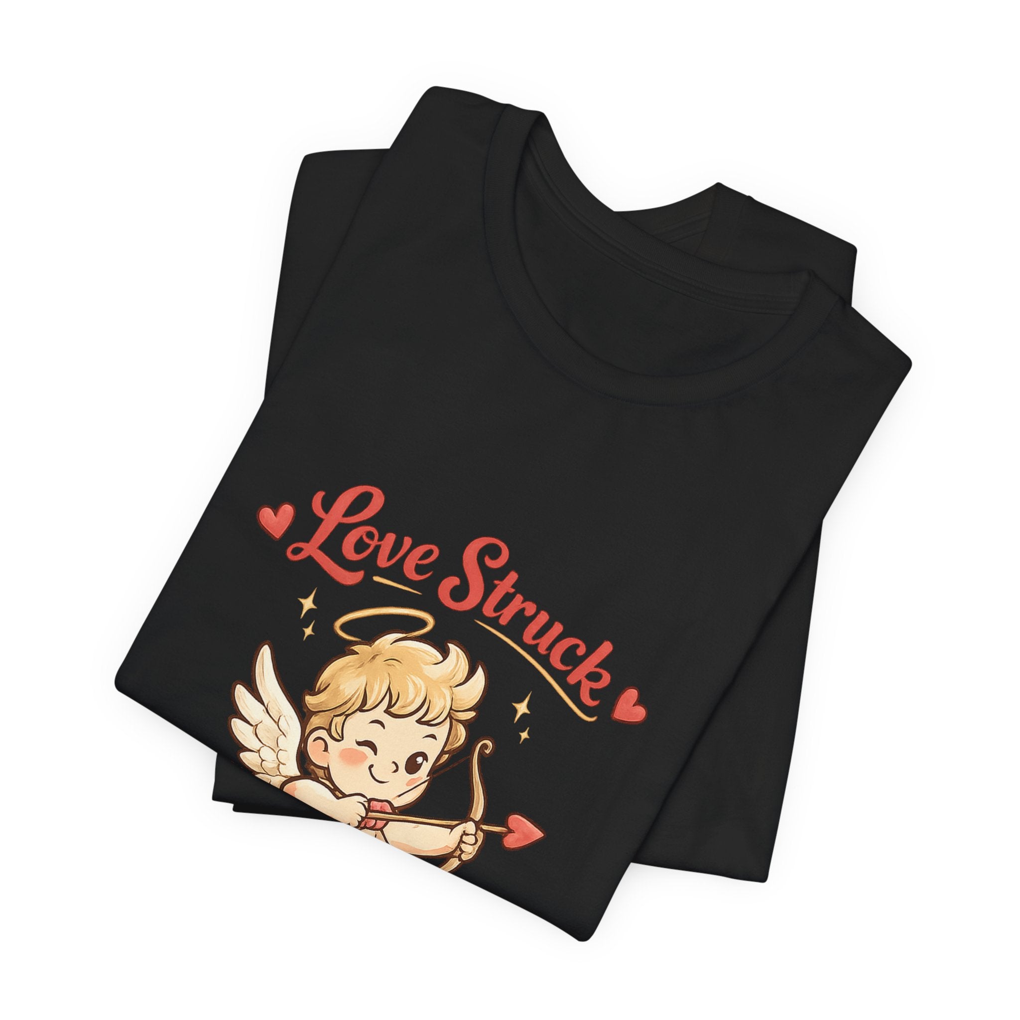 Cupid 'Love Struck' Tee — Cute Vintage Cupid Valentine T-Shirt