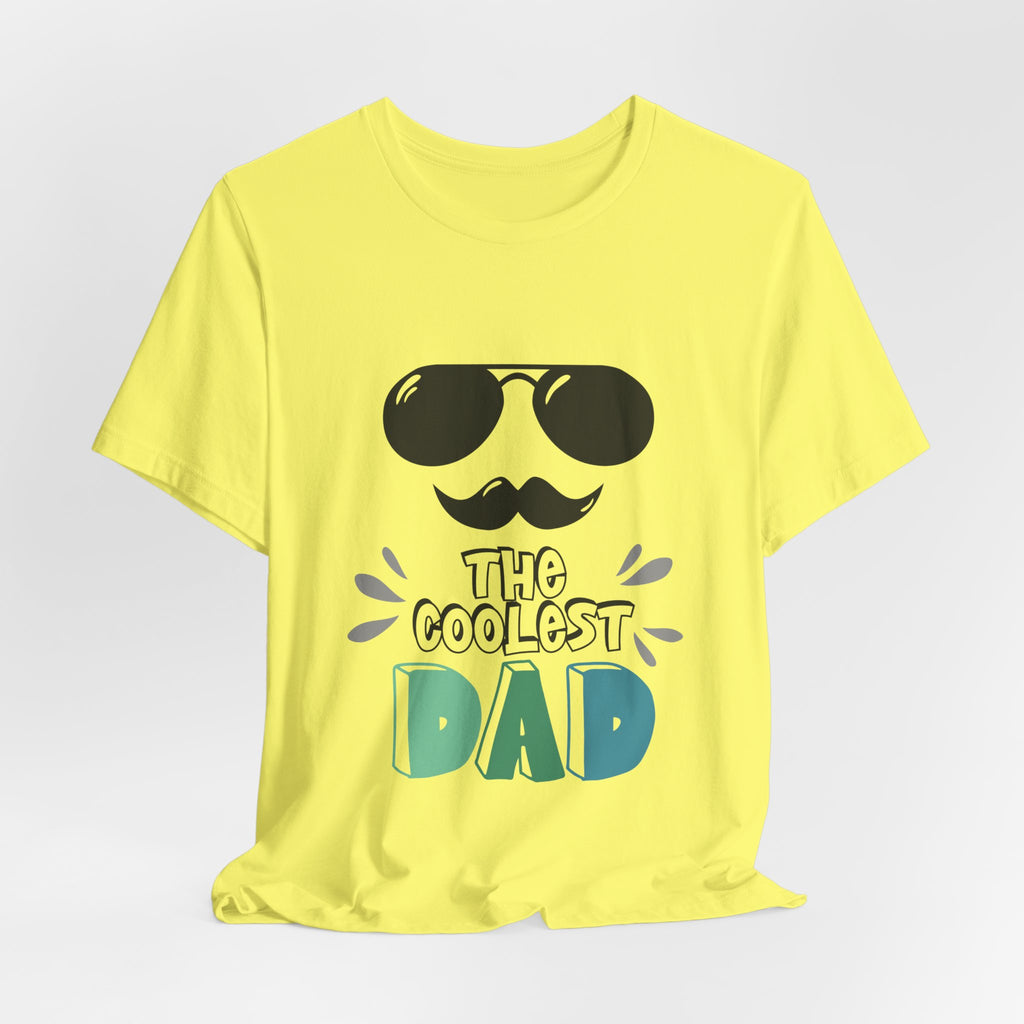 Coolest Dad T-Shirt — Father's Day Sunglasses & Mustache Tee