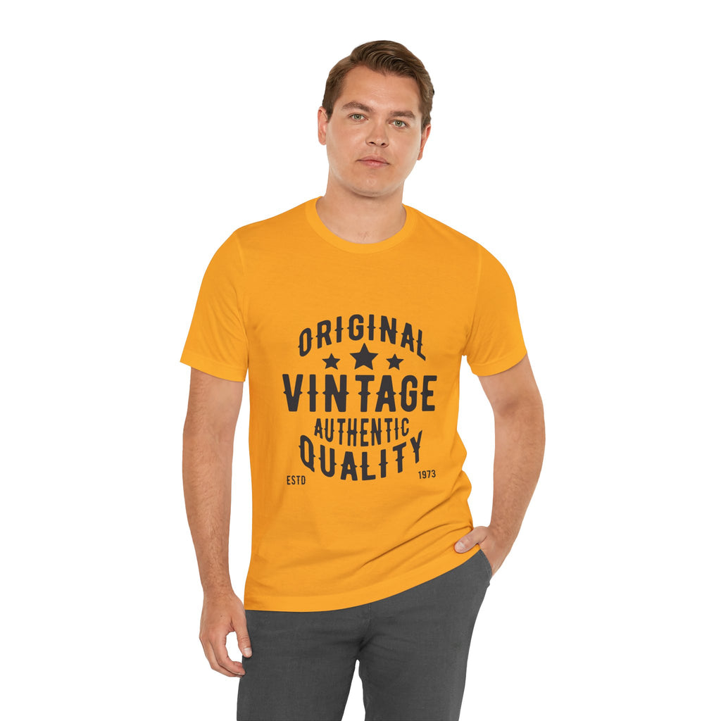 Vintage Graphic Tee – "Original Vintage Authentic Quality" Short Sleeve Shirt