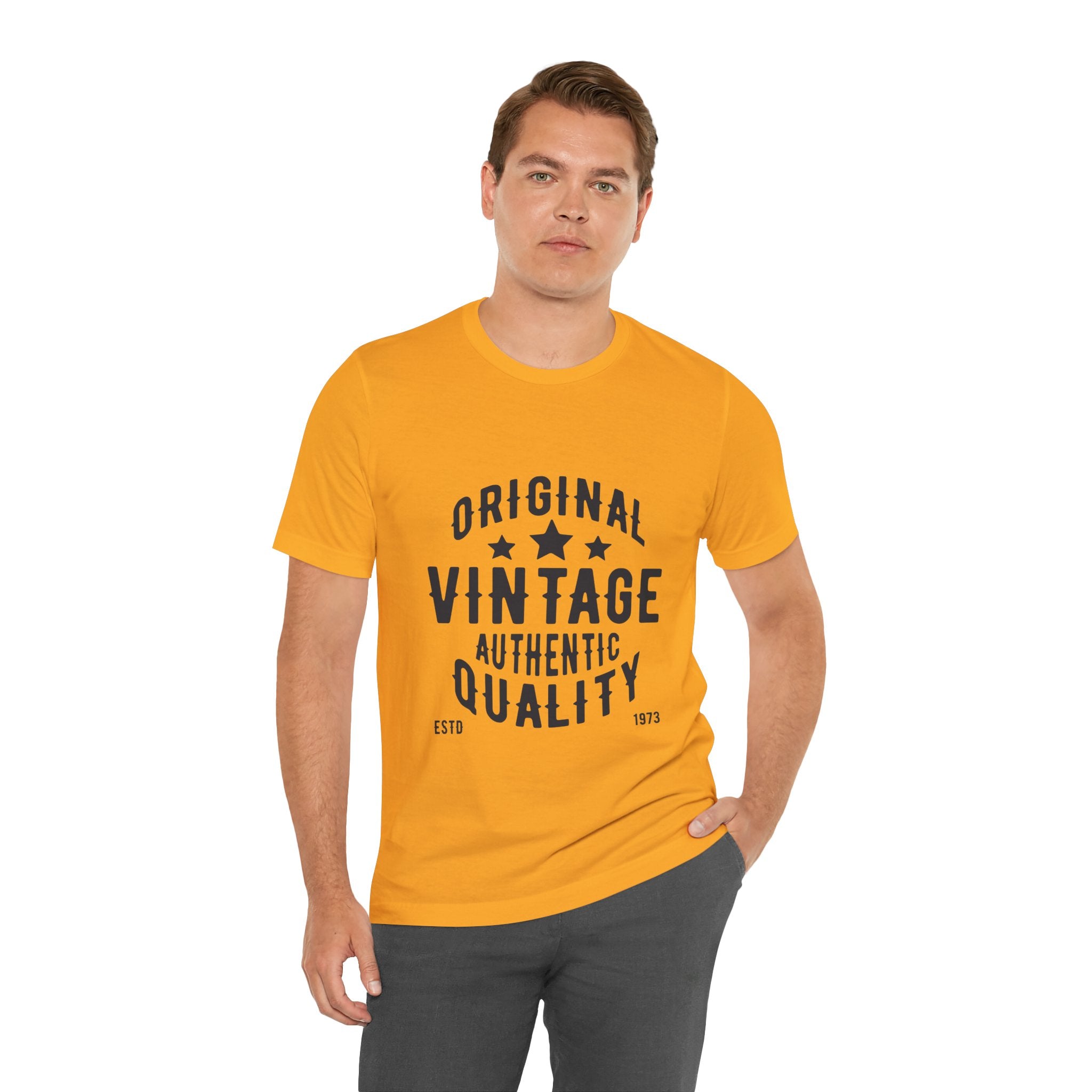 Vintage Graphic Tee – "Original Vintage Authentic Quality" Short Sleeve Shirt