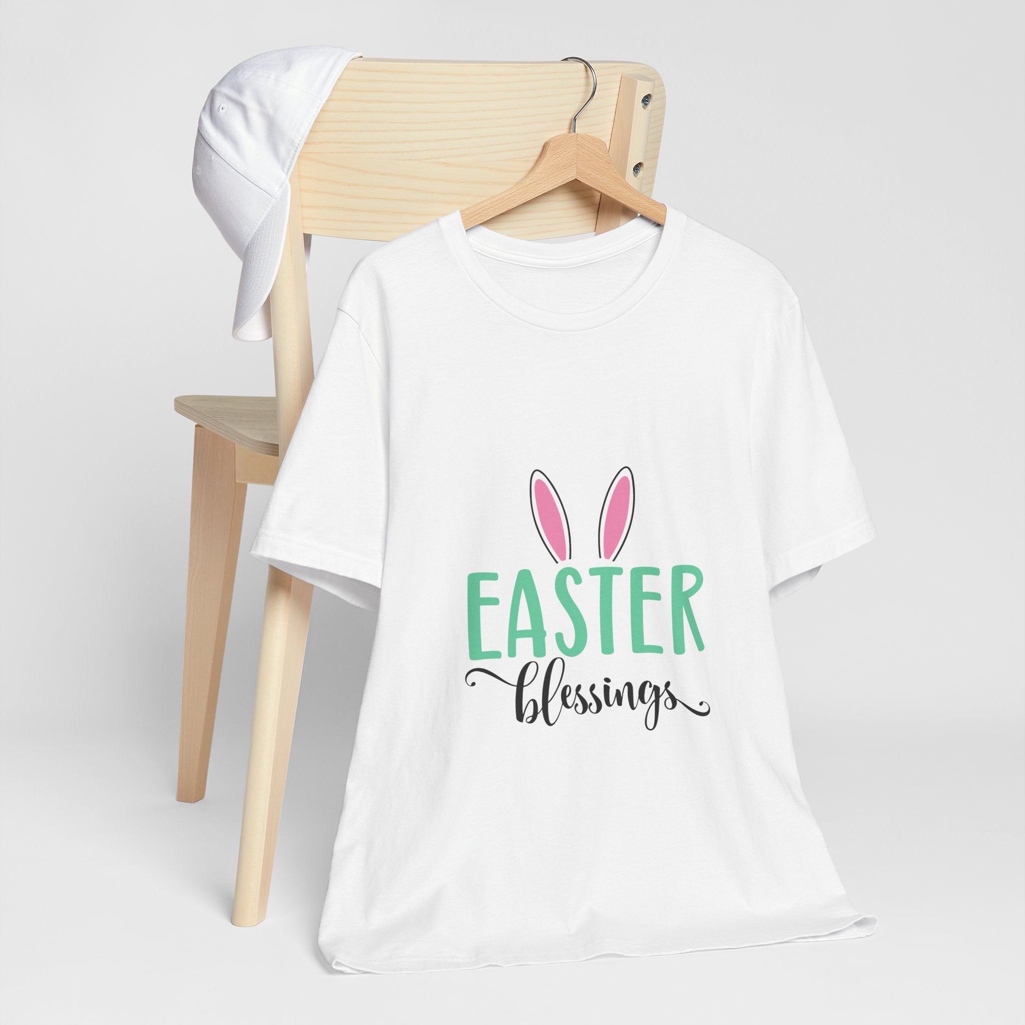 Easter Blessings Tee — Bunny Ears Spring Holiday Shirt