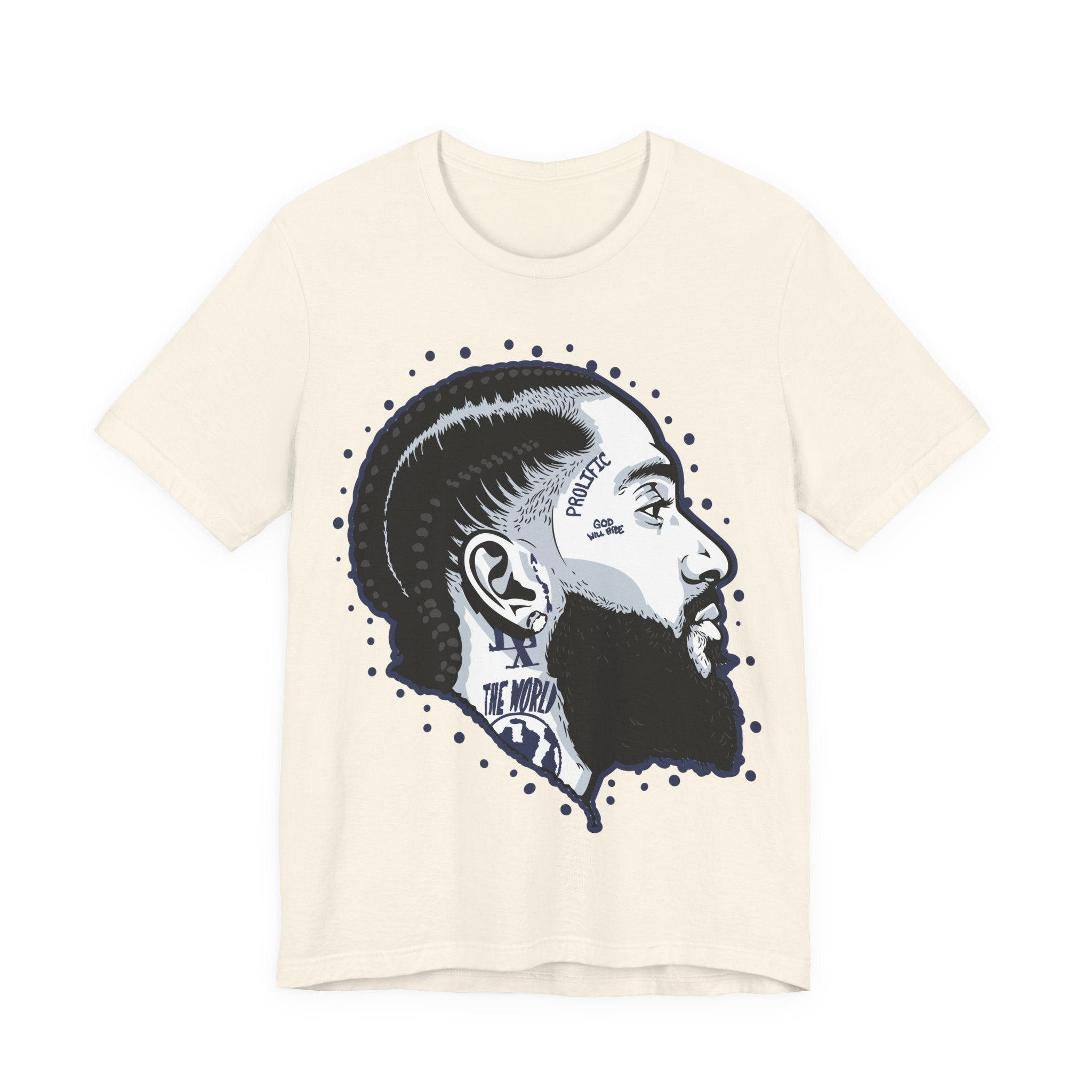 Graphic Tee — Black Profile Portrait Illustration T-Shirt