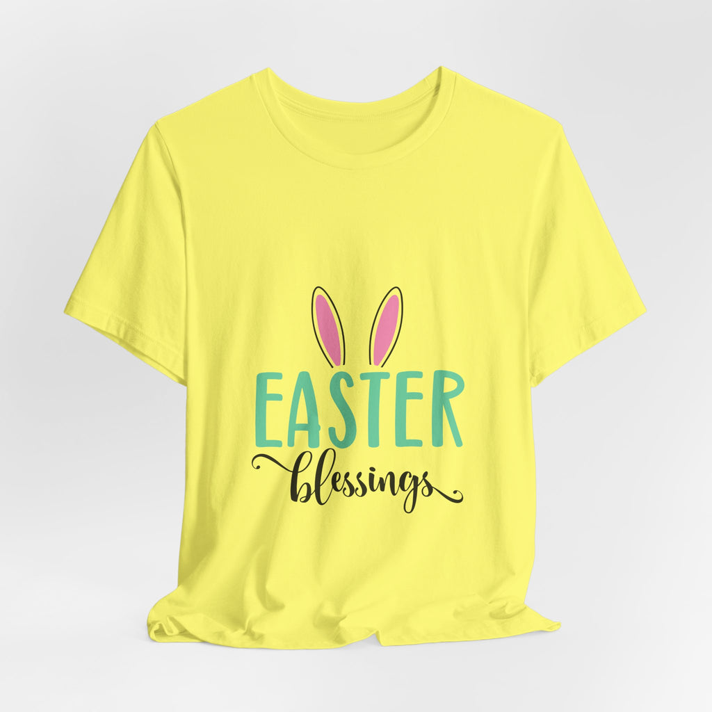 Easter Blessings Tee — Bunny Ears Spring Holiday Shirt