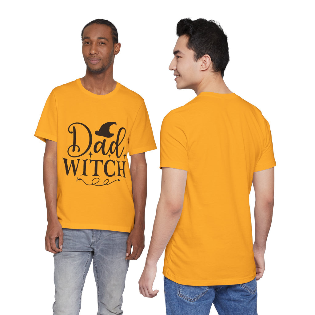 Dad Witch T-Shirt — Halloween Dad Shirt with Witch Hat Graphic