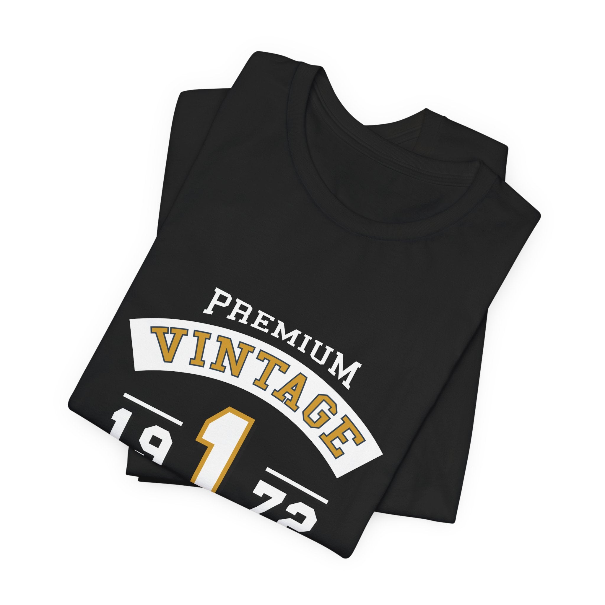 Vintage 1972 Urban Tee — Premium Retro Number 1 Graphic T-Shirt