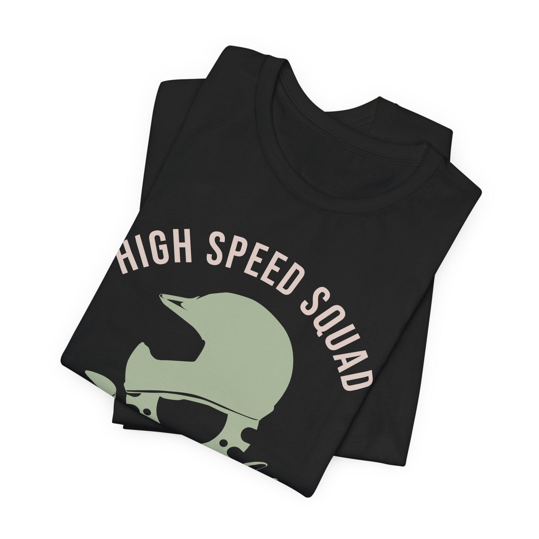 Motorcycle Club T‑Shirt — "High Speed Squad" Helmet & Wrench Vintage Racing Tee