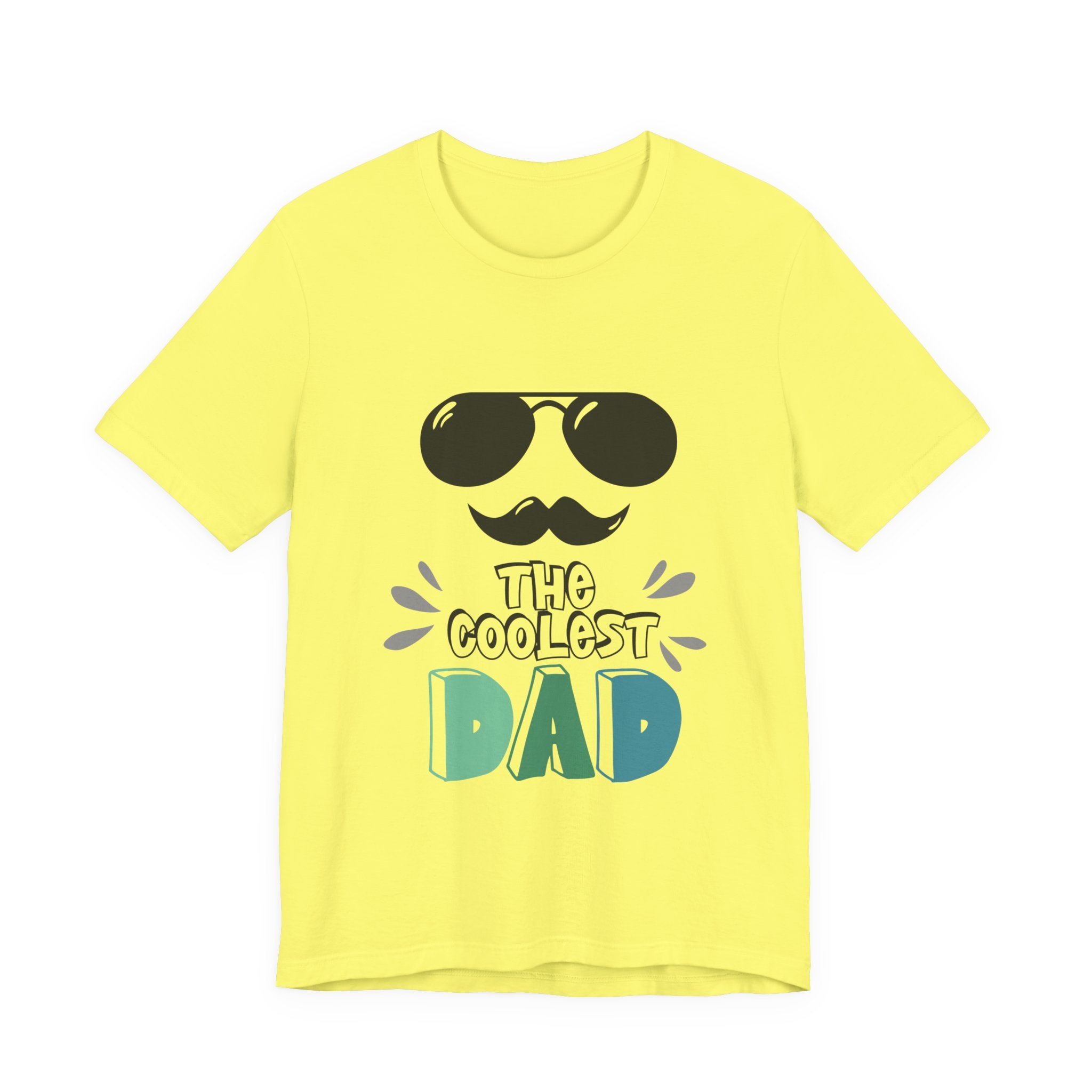 Coolest Dad T-Shirt — Father's Day Sunglasses & Mustache Tee