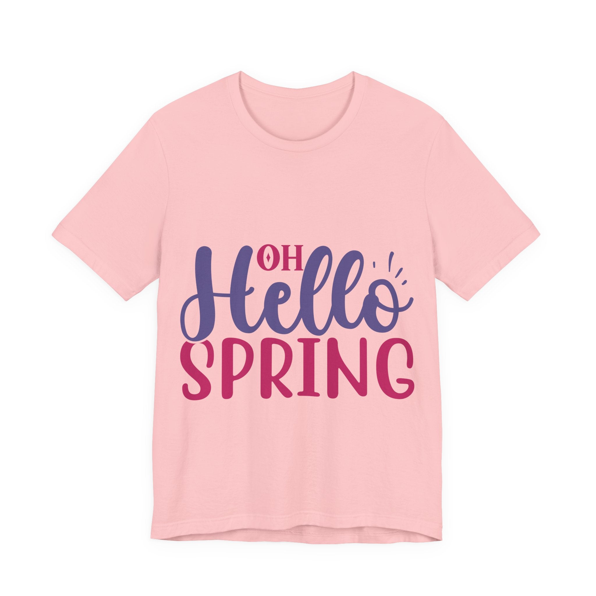 Hello Spring T-Shirt – "Oh Hello Spring" Colorful Graphic Tee for Springtime
