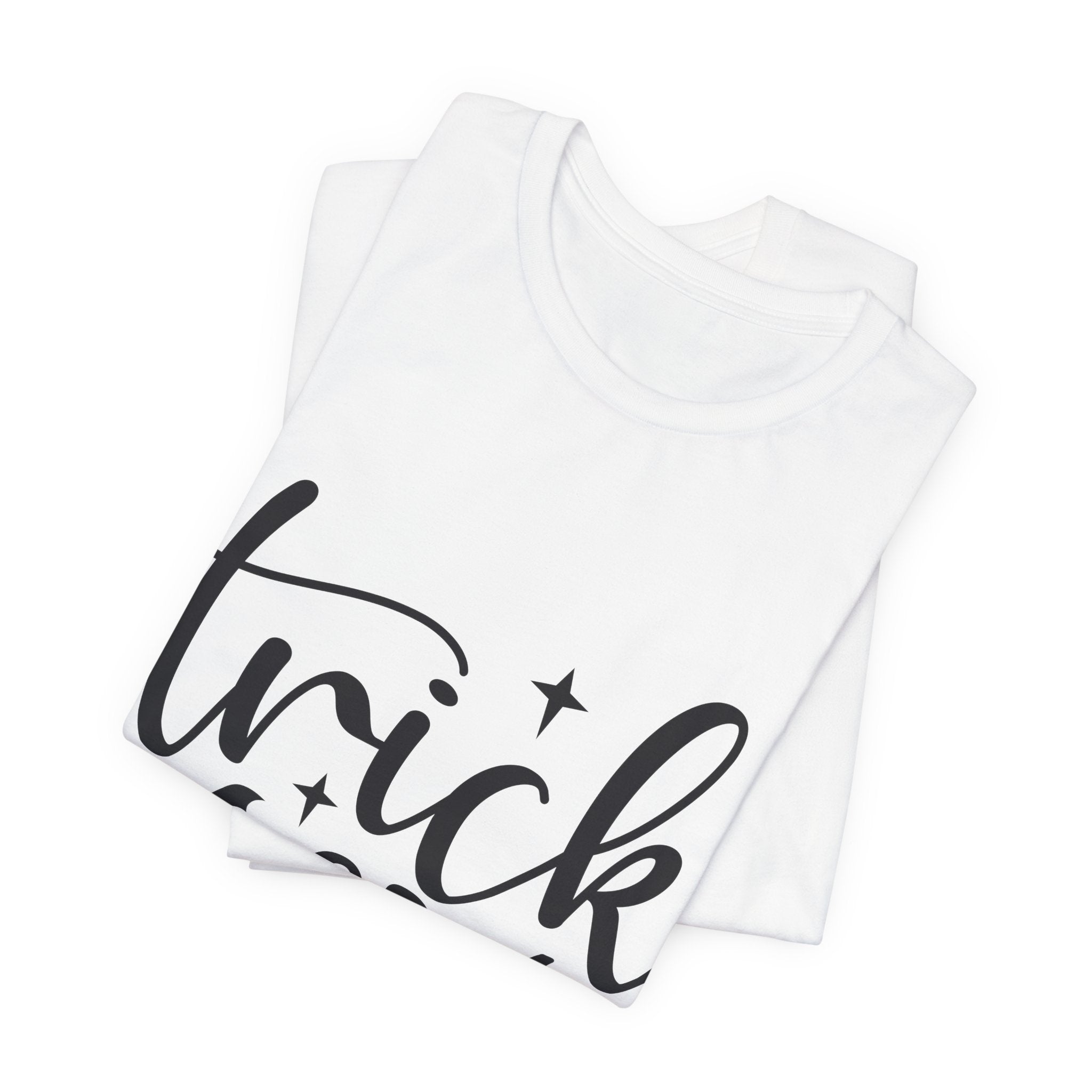 Trick or Treat Halloween T-Shirt — Pumpkin & Bats Spooky Tee