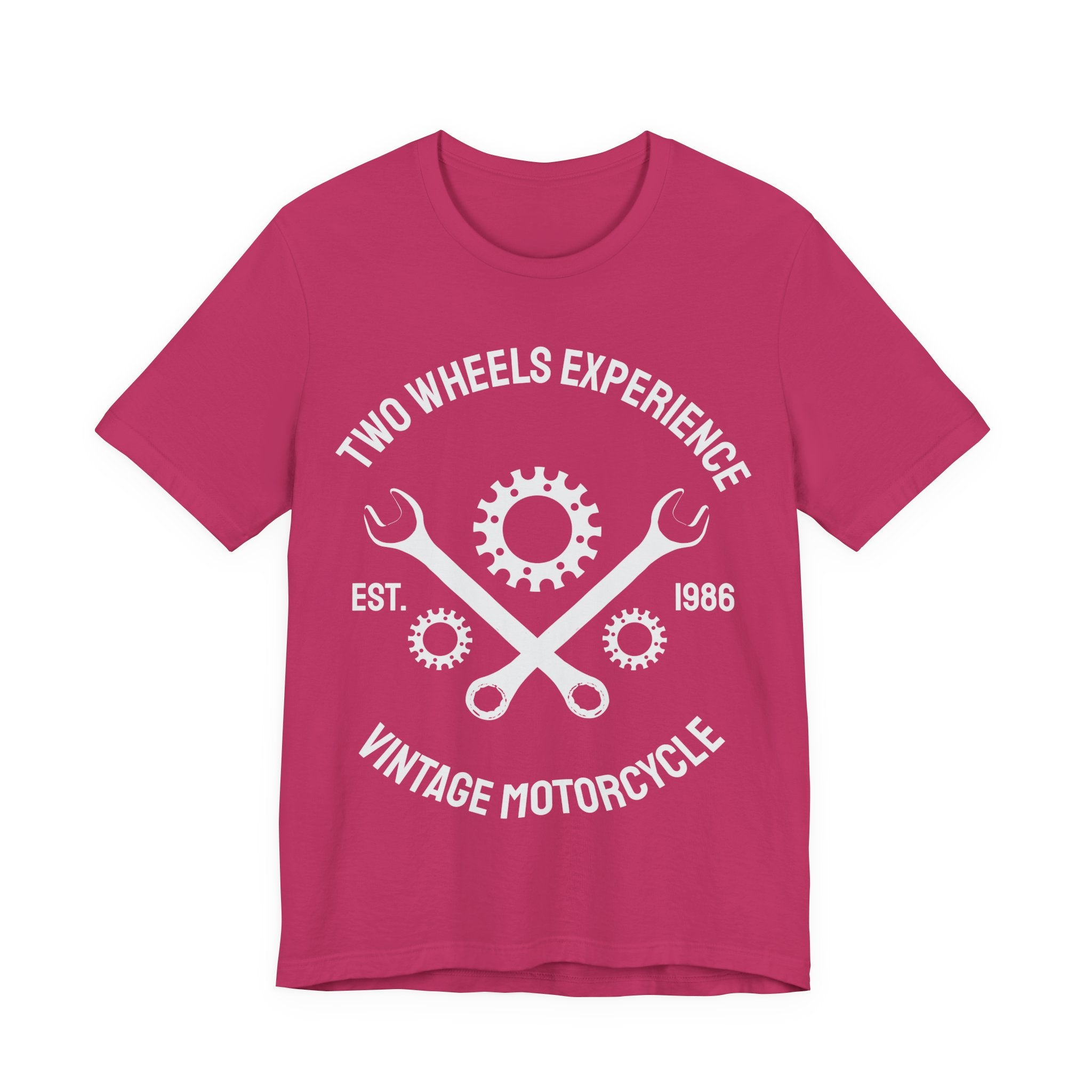 Vintage Motorcycle T-Shirt — Two Wheels Experience Tee
