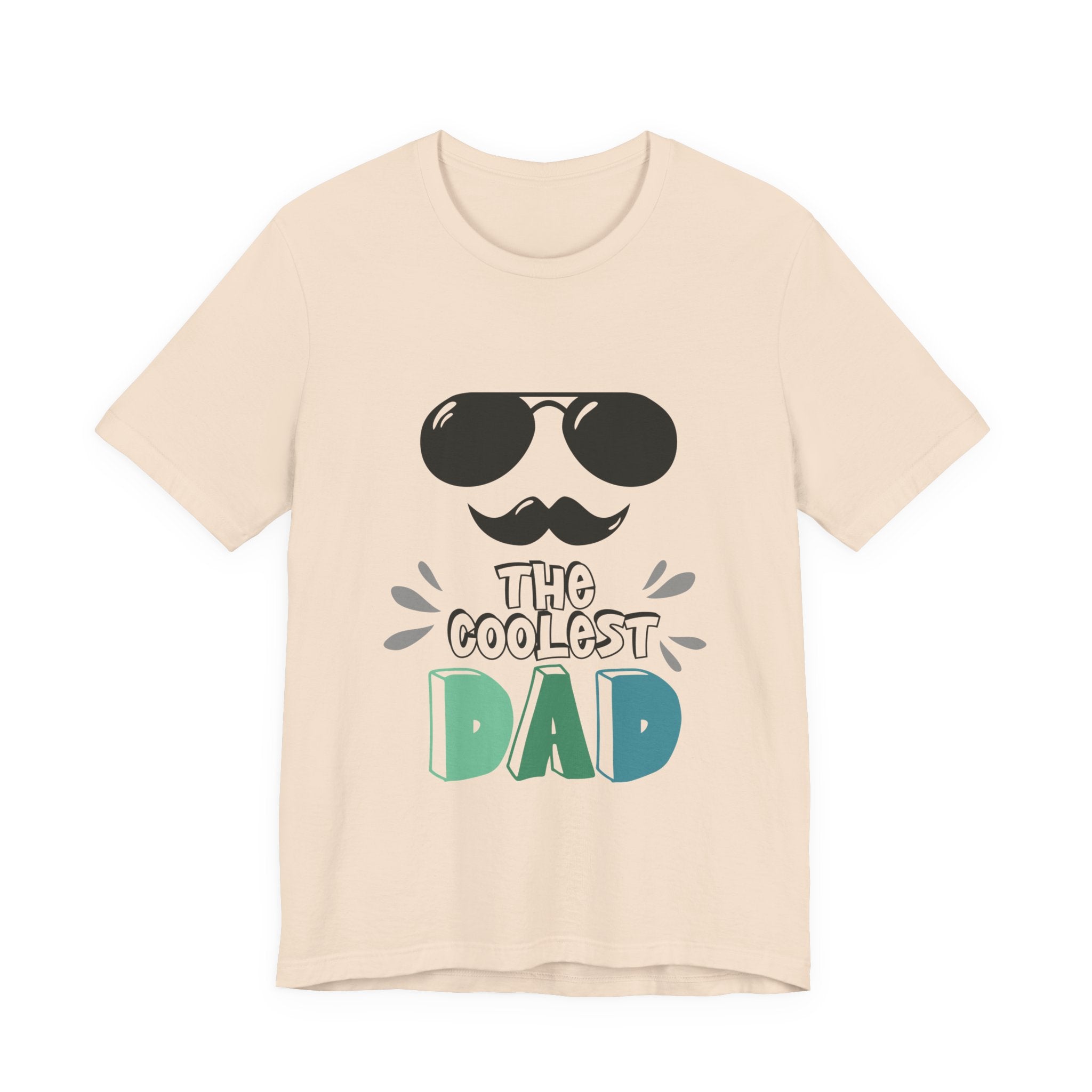 Coolest Dad T-Shirt — Father's Day Sunglasses & Mustache Tee