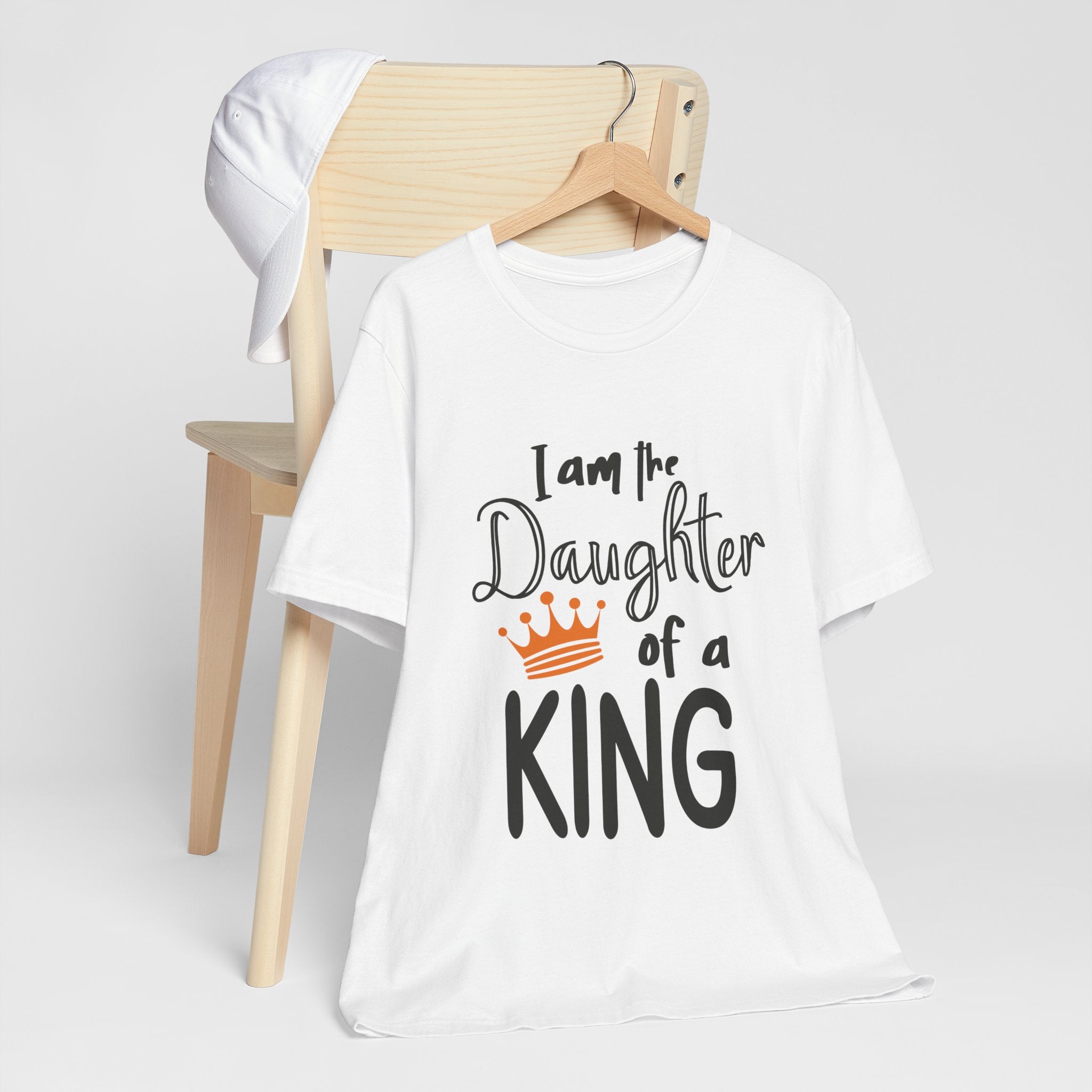 Daughter of a King T-Shirt — Faith-Based Crown Tee for Girls & Women