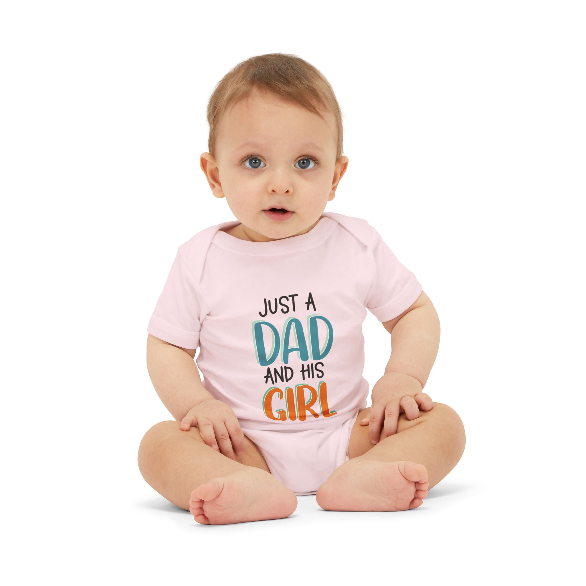 Just A Dad And His Girl Infant Onesie — Daddy & Daughter Baby Bodysuit