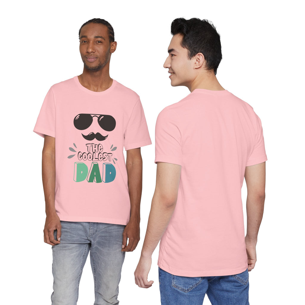 Coolest Dad T-Shirt — Father's Day Sunglasses & Mustache Tee