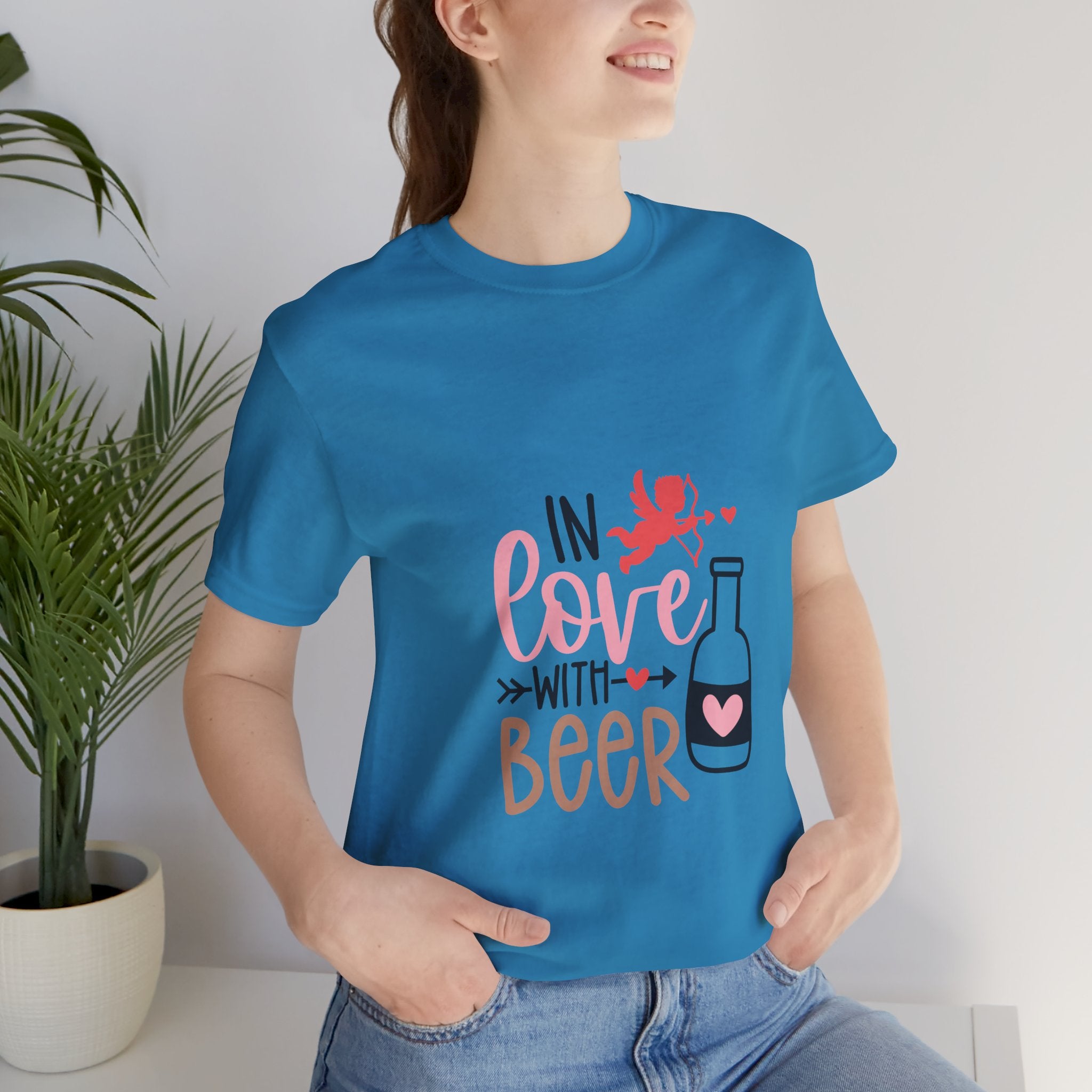 In Love With Beer T-Shirt — Funny Valentine’s Day Beer Tee