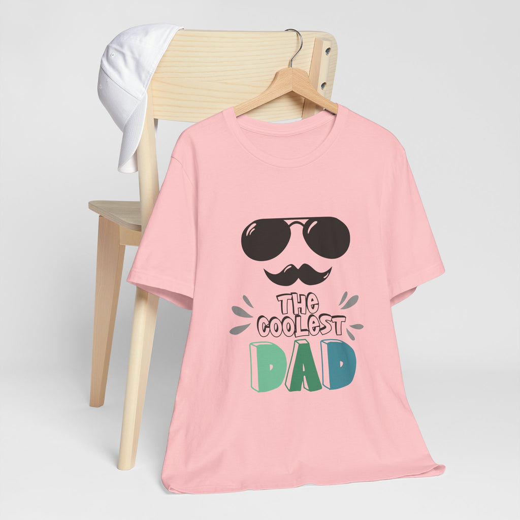 Coolest Dad T-Shirt — Father's Day Sunglasses & Mustache Tee