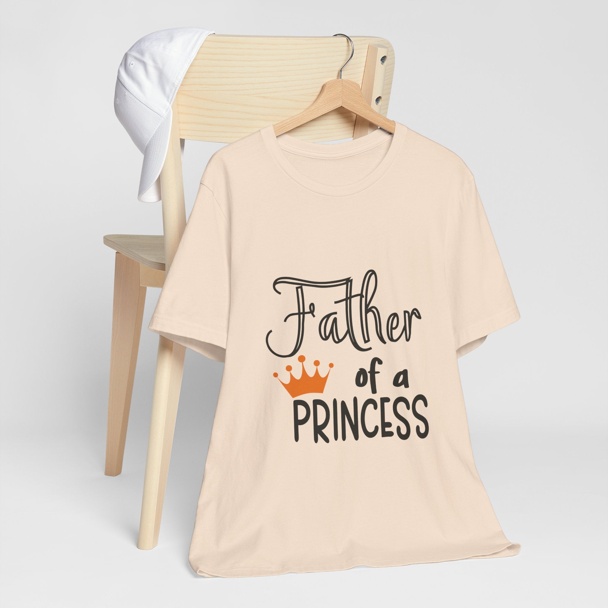 Father of a Princess T-Shirt — Dad Tee with Crown Graphic