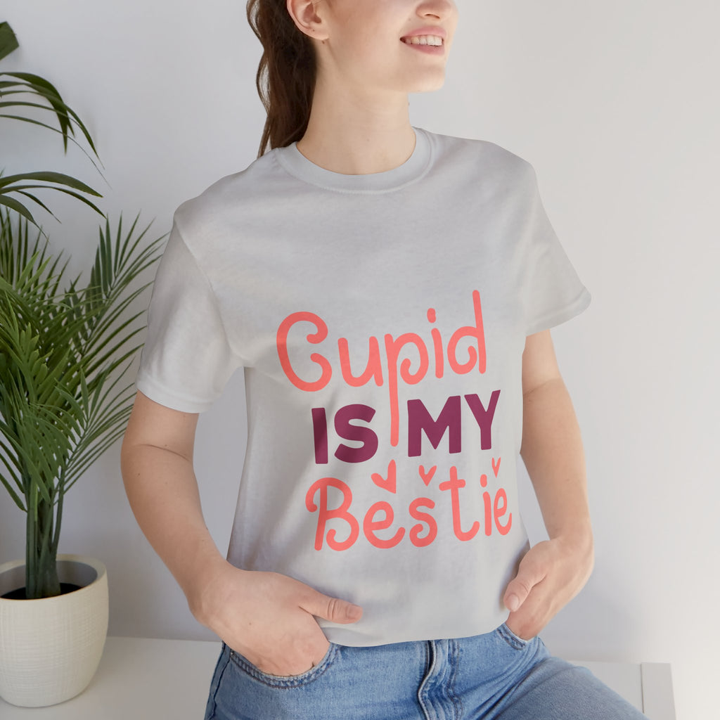 Cupid Is My Bestie Valentine Tee