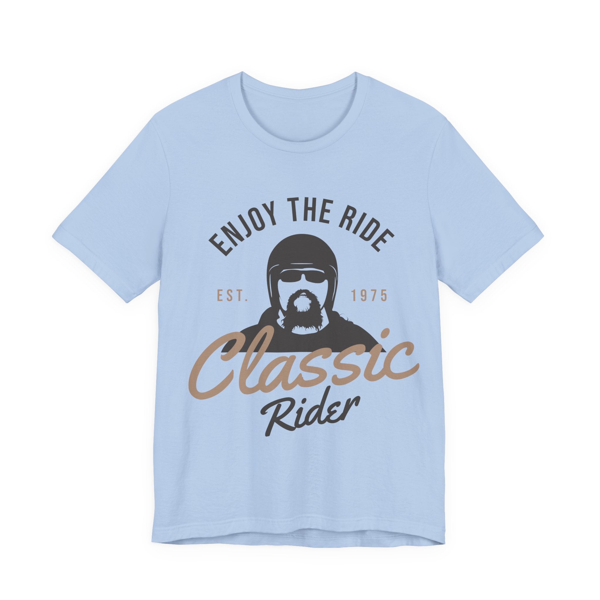Classic Rider Tee — "Enjoy the Ride" Vintage Motorcycle Shirt
