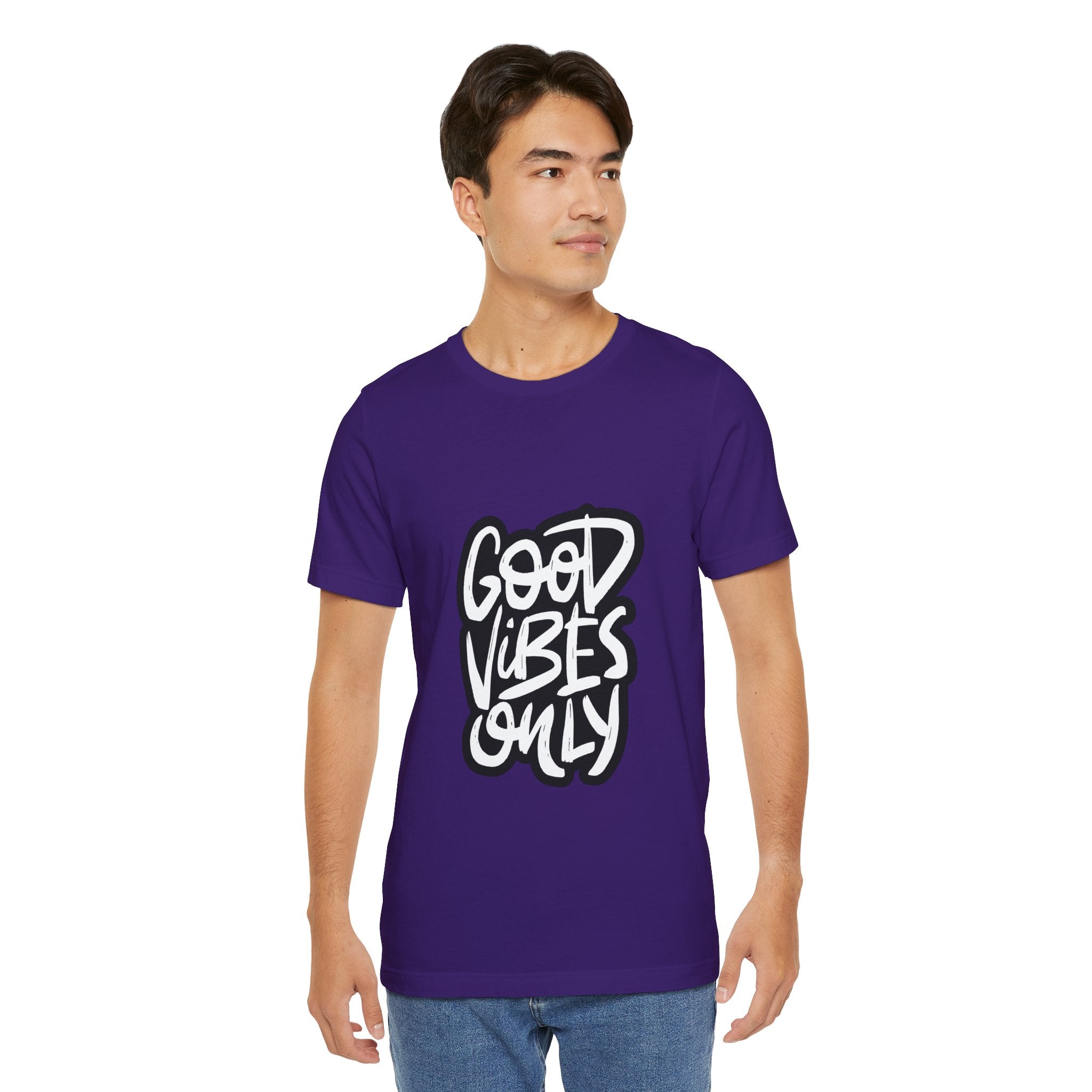 Good Vibes Only T-Shirt — Handlettered Positive Message Tee