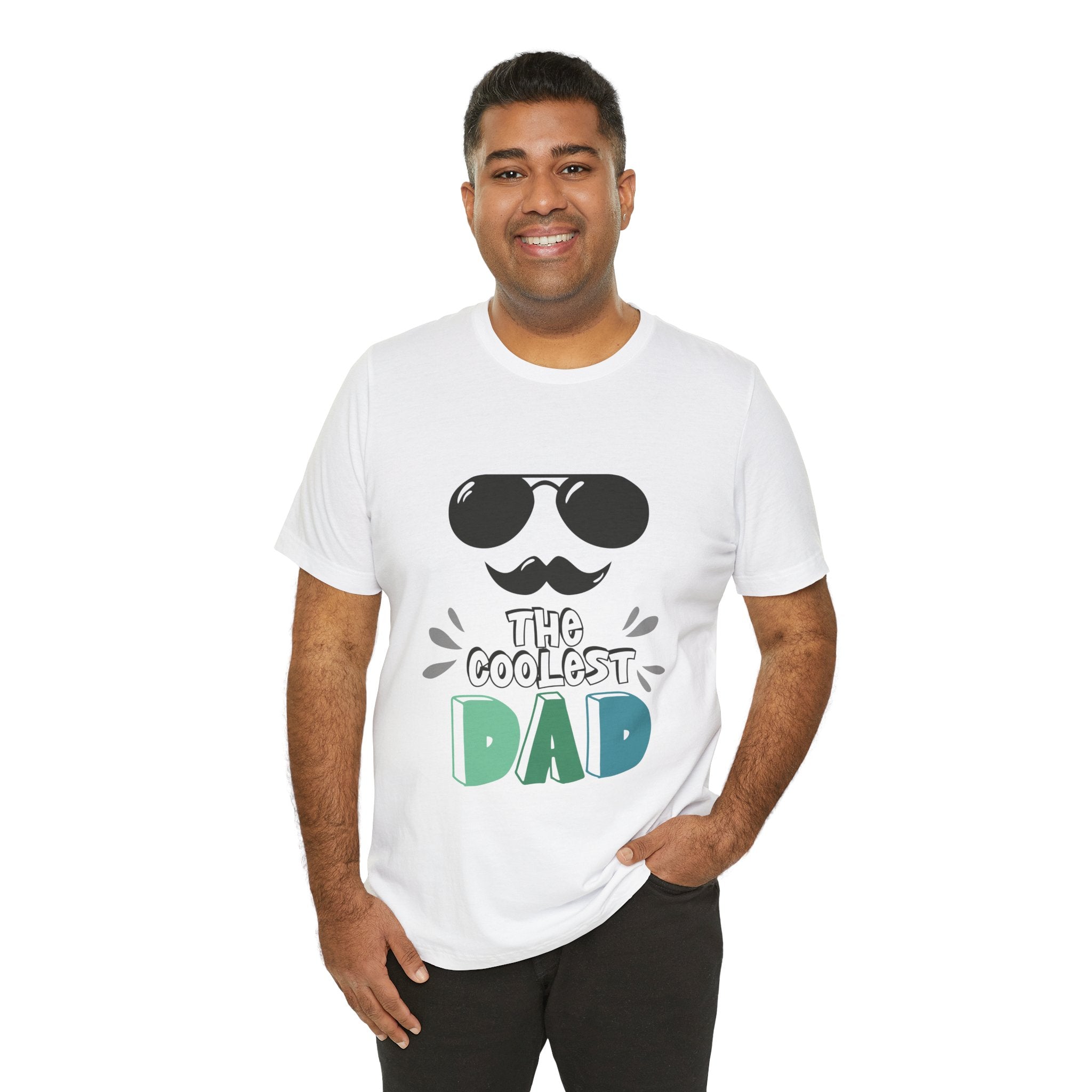 Coolest Dad T-Shirt — Father's Day Sunglasses & Mustache Tee
