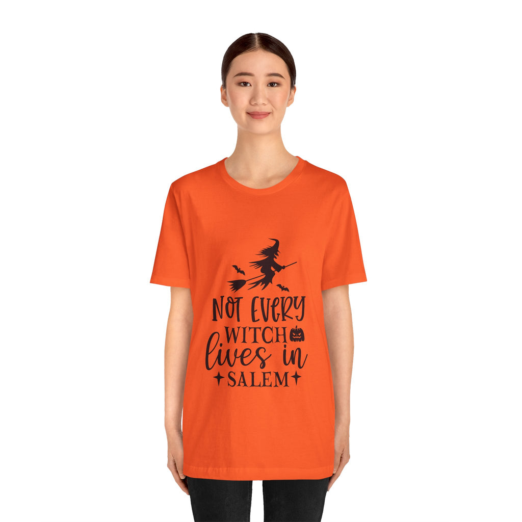 Witch T-Shirt "Not Every Witch Lives in Salem" – Halloween Witchy Graphic Tee