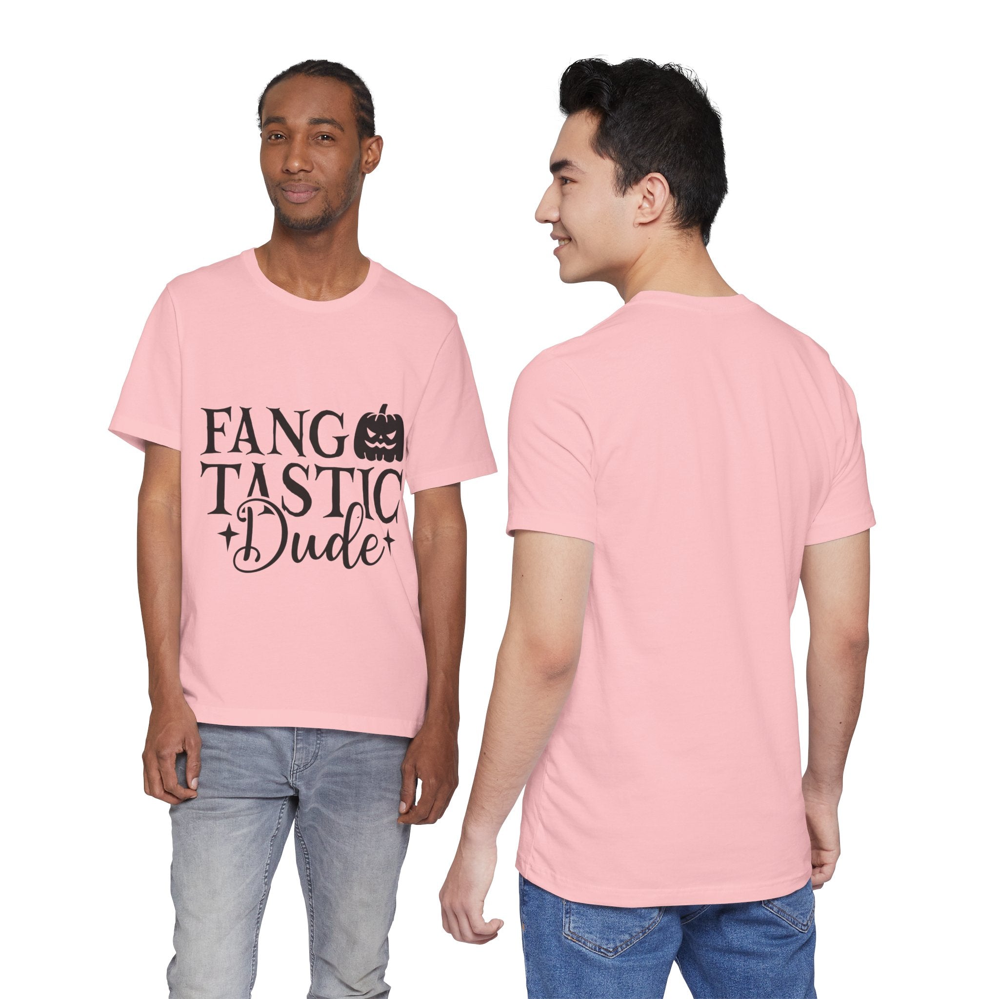 Fangtastic Dude Halloween Tee — Funny Pumpkin Vampire Graphic T-Shirt