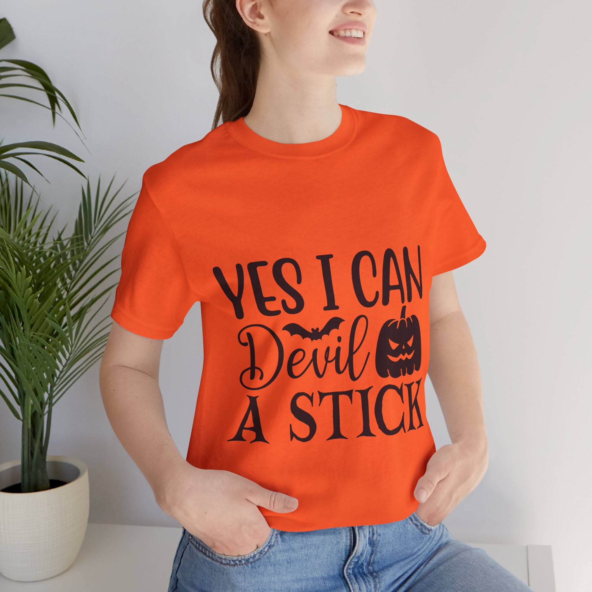 Yes I Can Devil A Stick Halloween T-Shirt