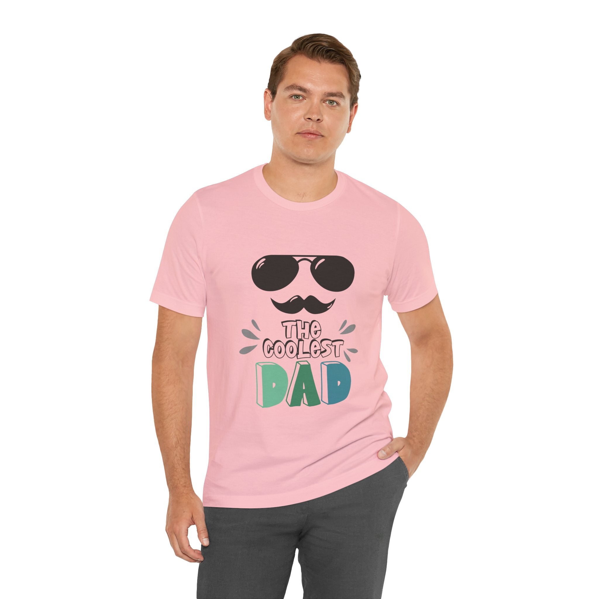 Coolest Dad T-Shirt — Father's Day Sunglasses & Mustache Tee