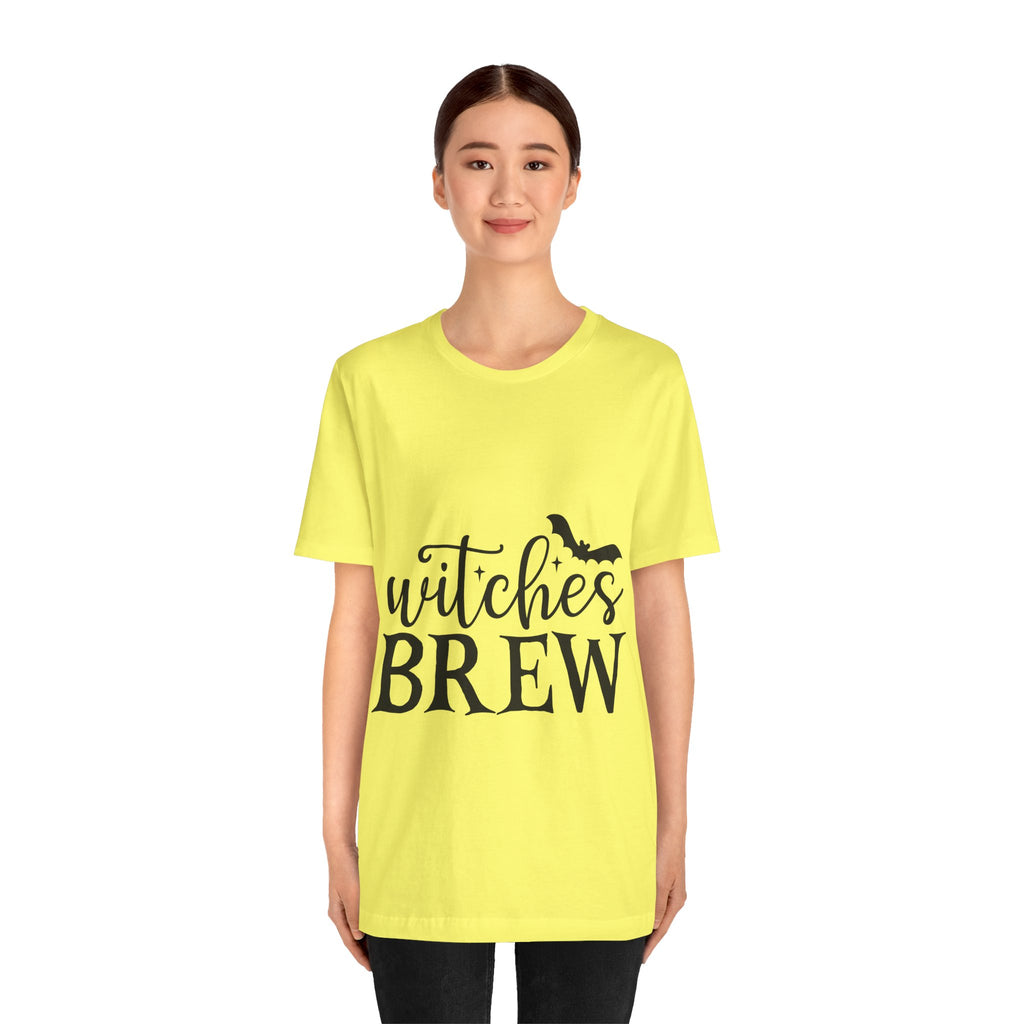 Witches Brew Halloween Tee — Spooky Bat Graphic T-Shirt