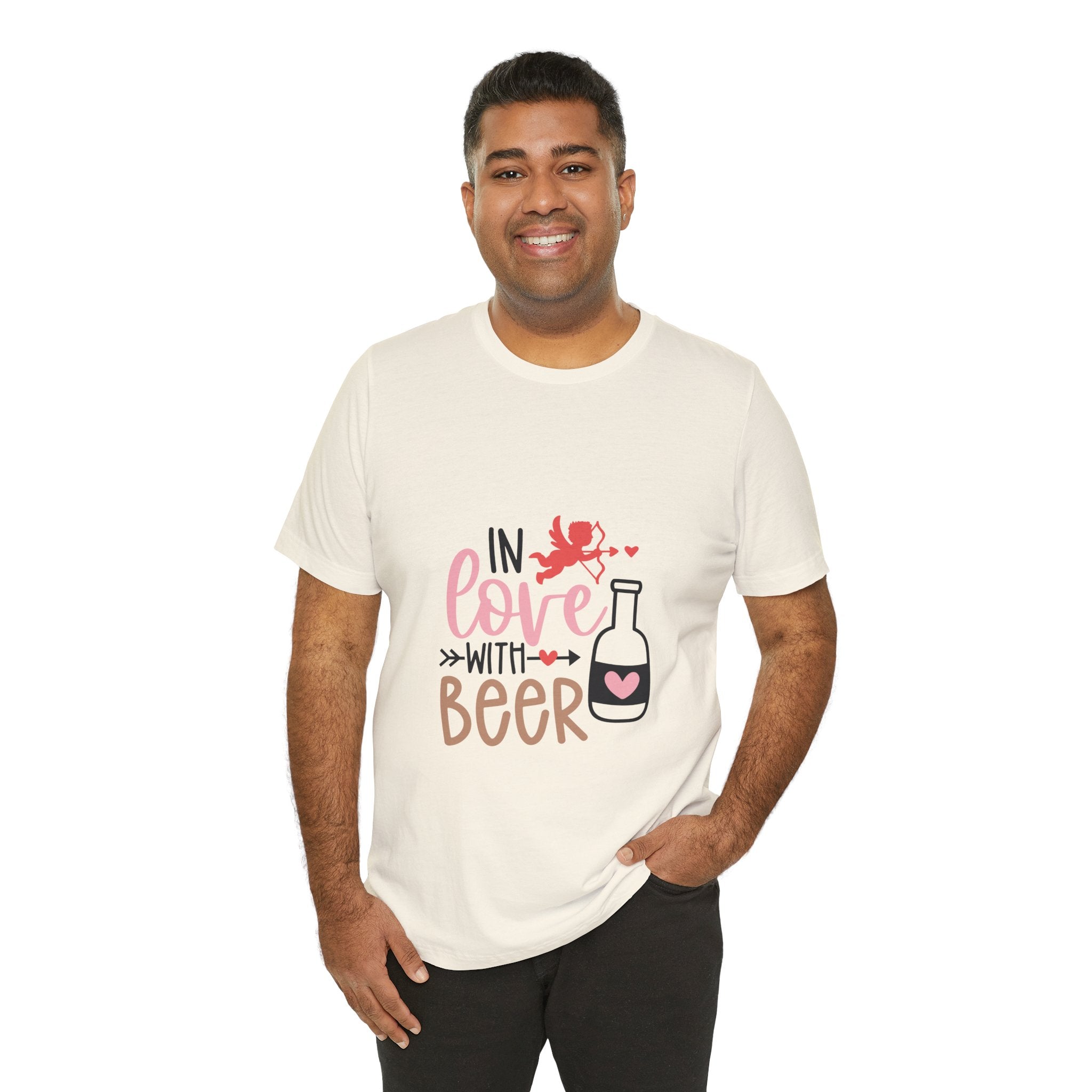 In Love With Beer T-Shirt — Funny Valentine’s Day Beer Tee