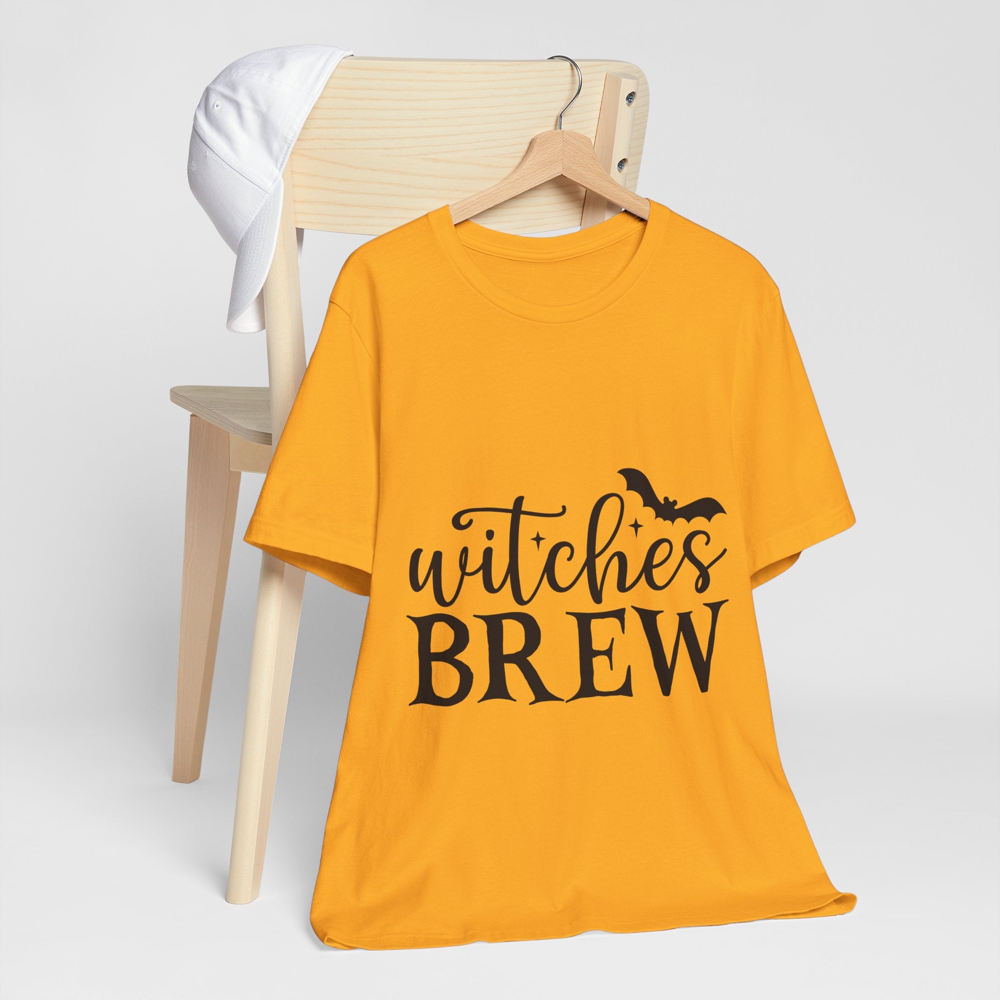 Witches Brew Halloween Tee — Spooky Bat Graphic T-Shirt