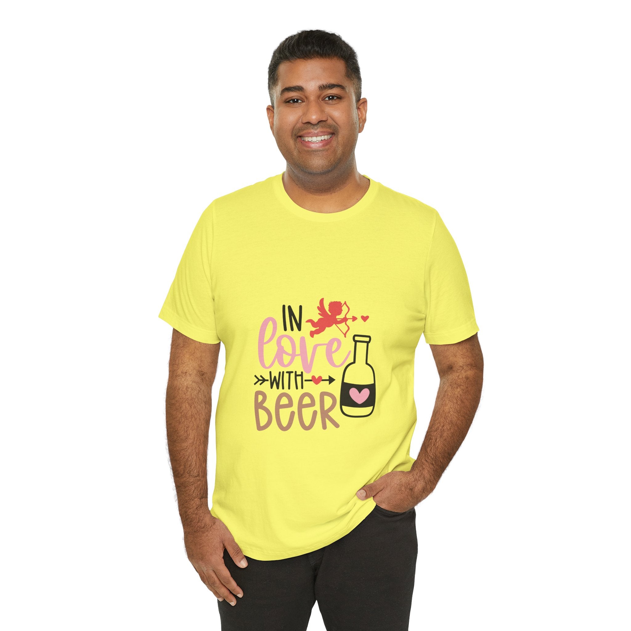 In Love With Beer T-Shirt — Funny Valentine’s Day Beer Tee